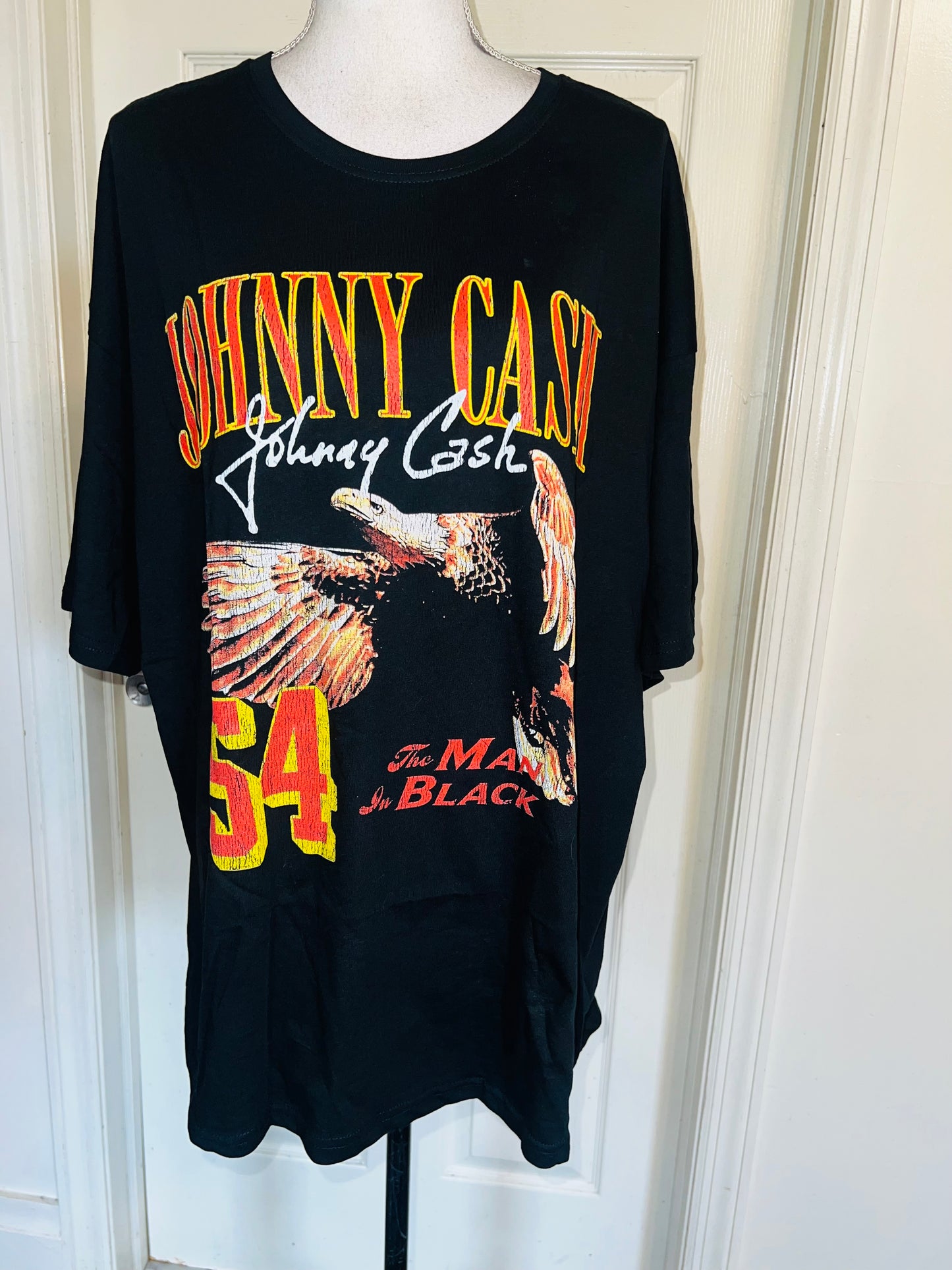 Johnny Cash Double Sided Oversized Distressed Tee