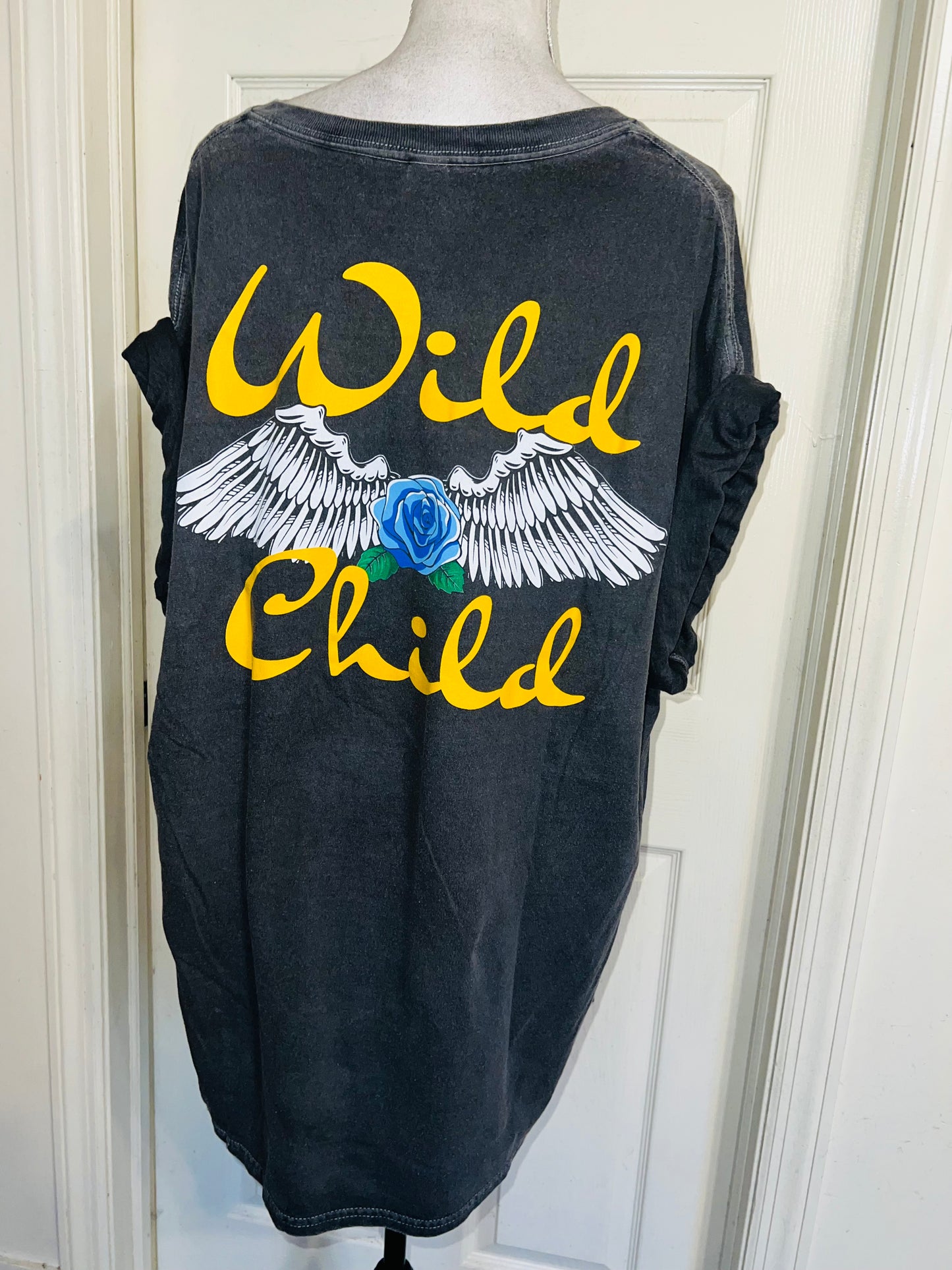 Betty Boop Wild Child Oversized Distressed Tee