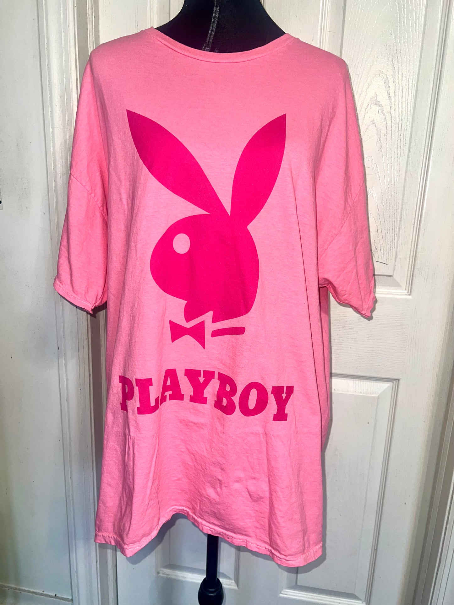 Playboy Oversized Distressed Tee