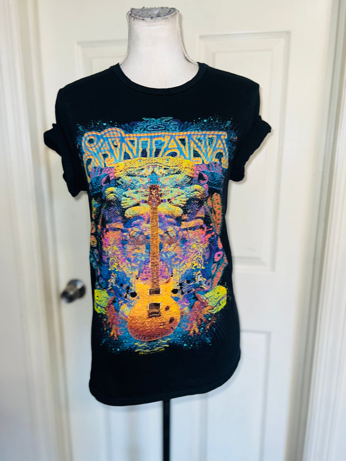 Santana Vintage Oversized Distressed Tee