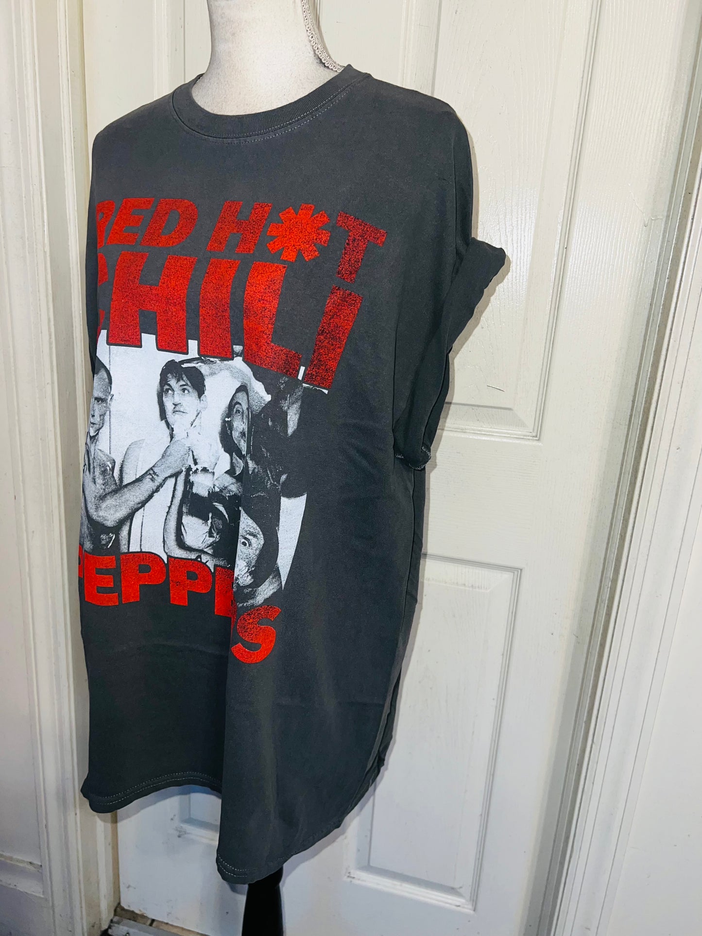 Red Hot Chili Peppers Oversized Distressed Tee
