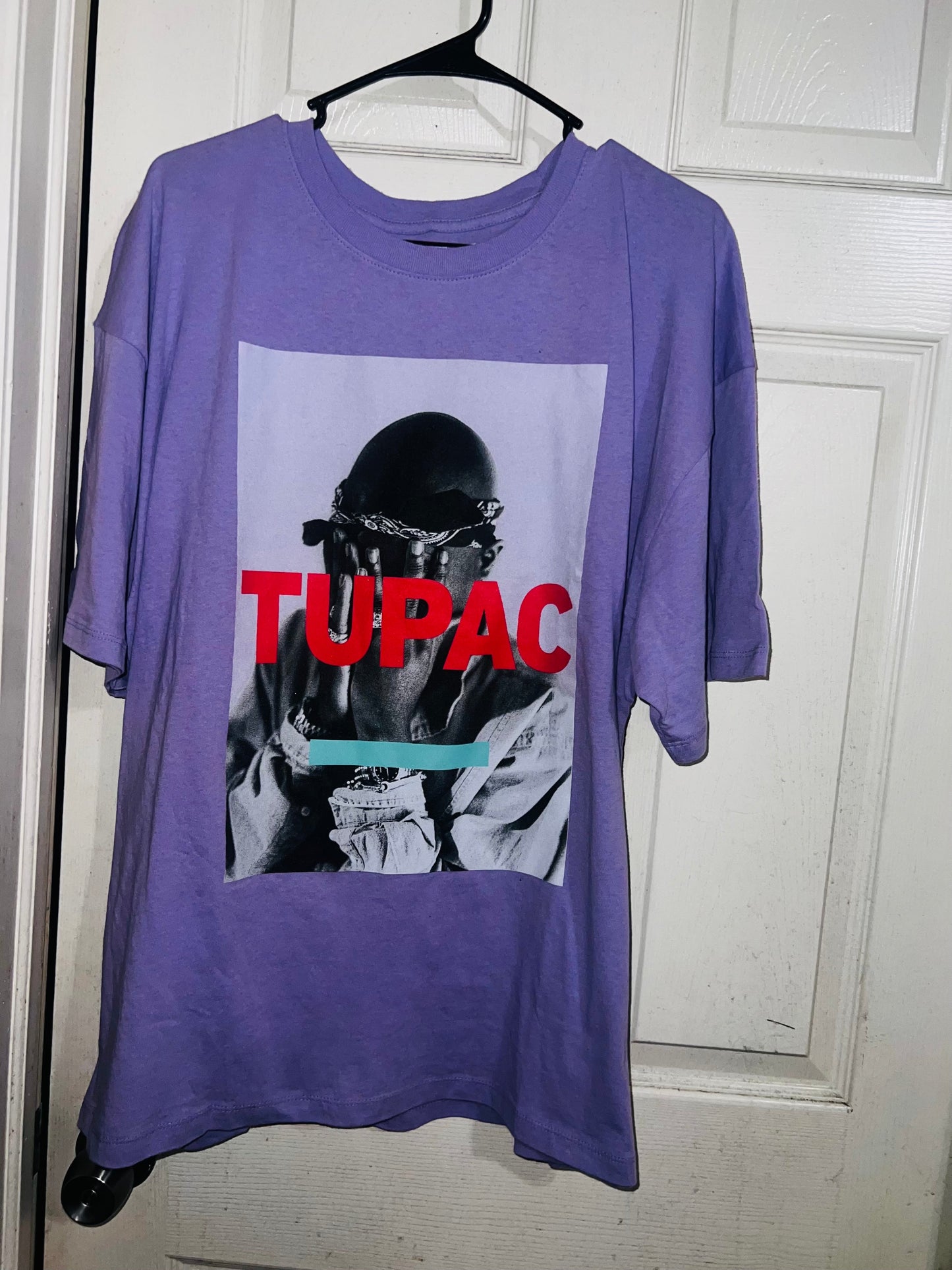 Tupac Oversized Distressed Tee