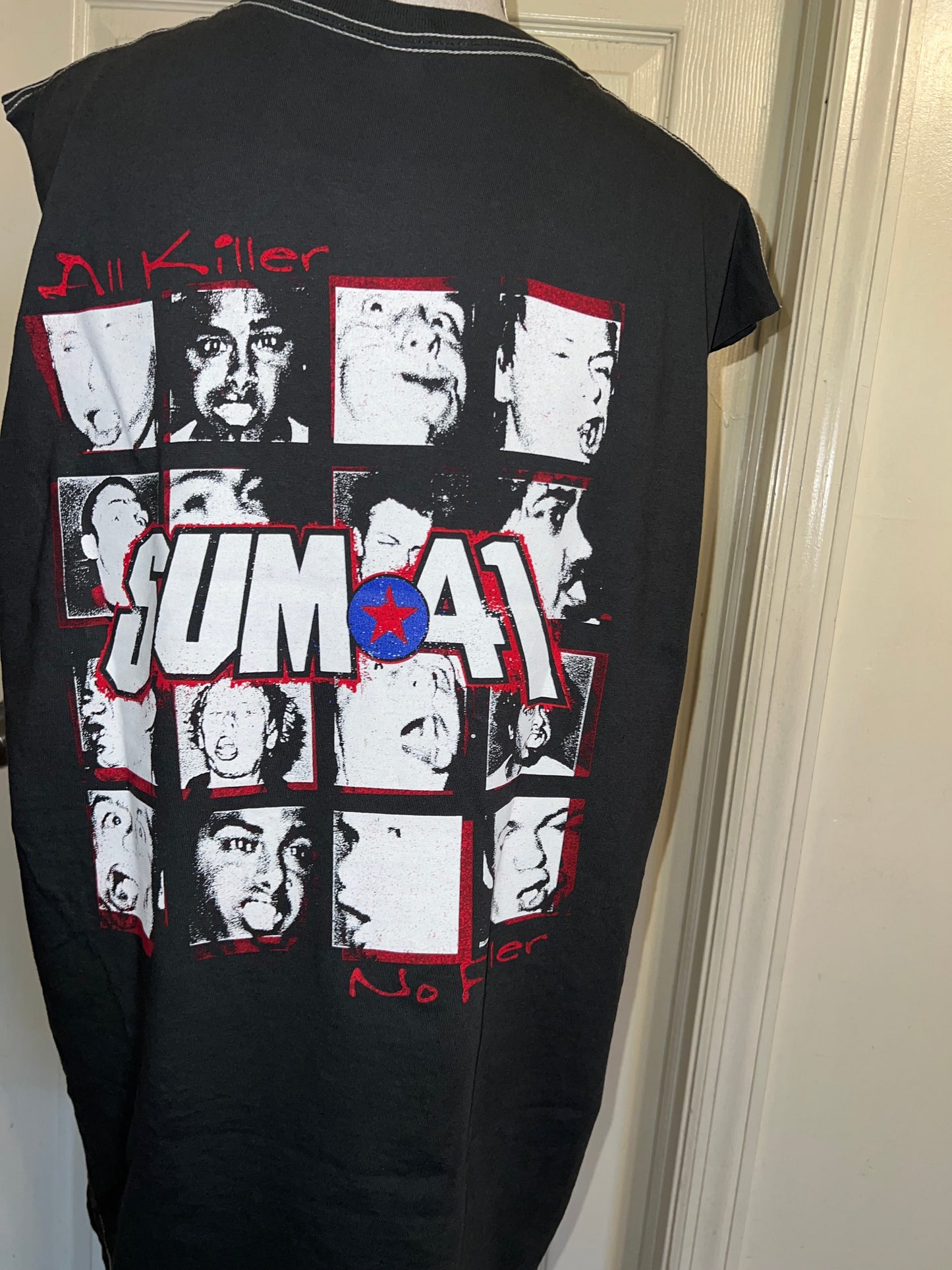 Sum 41 Double Sided Oversized Distressed Tank