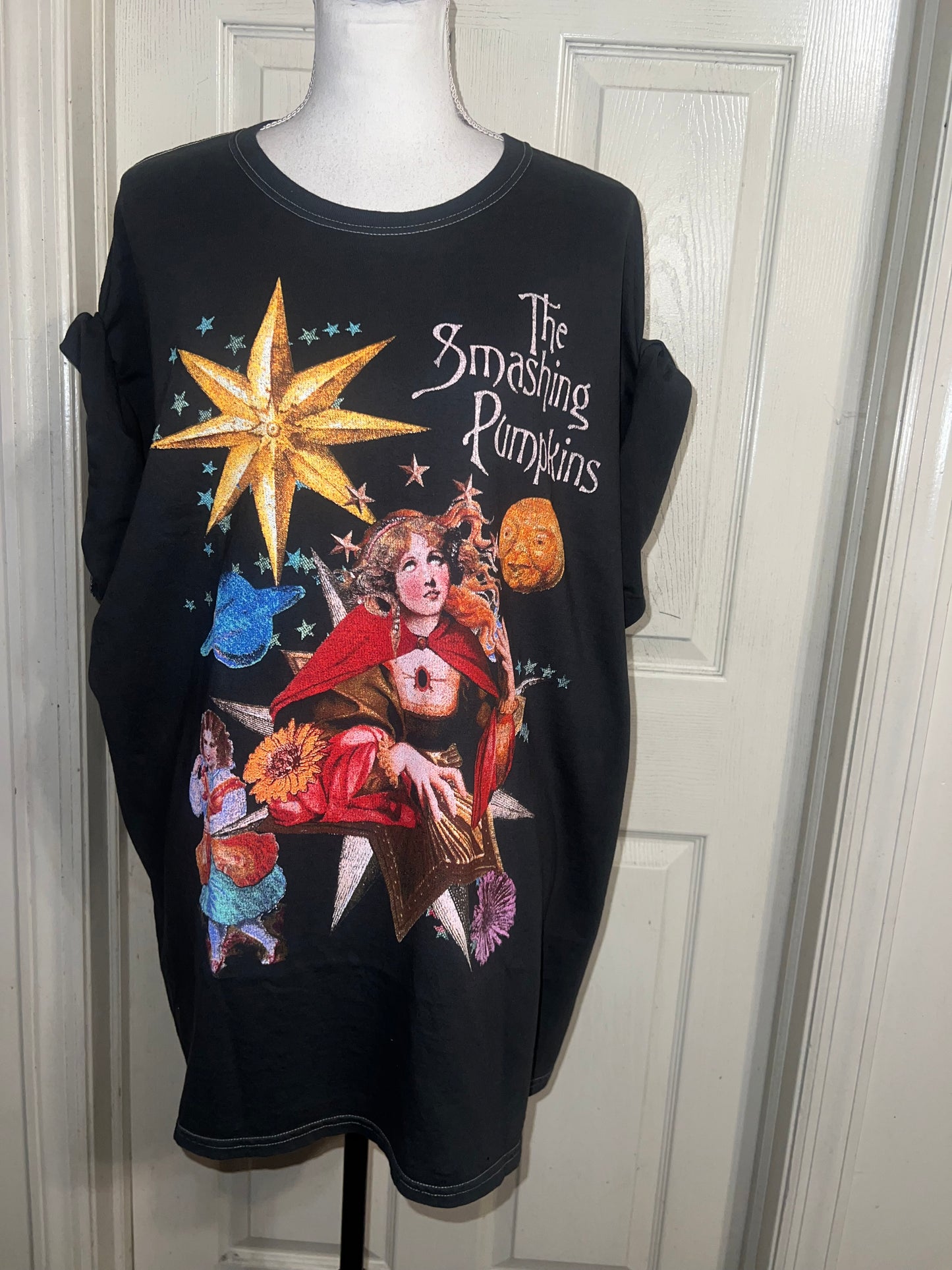 The Smashing Pumpkins Oversized Distressed Tee