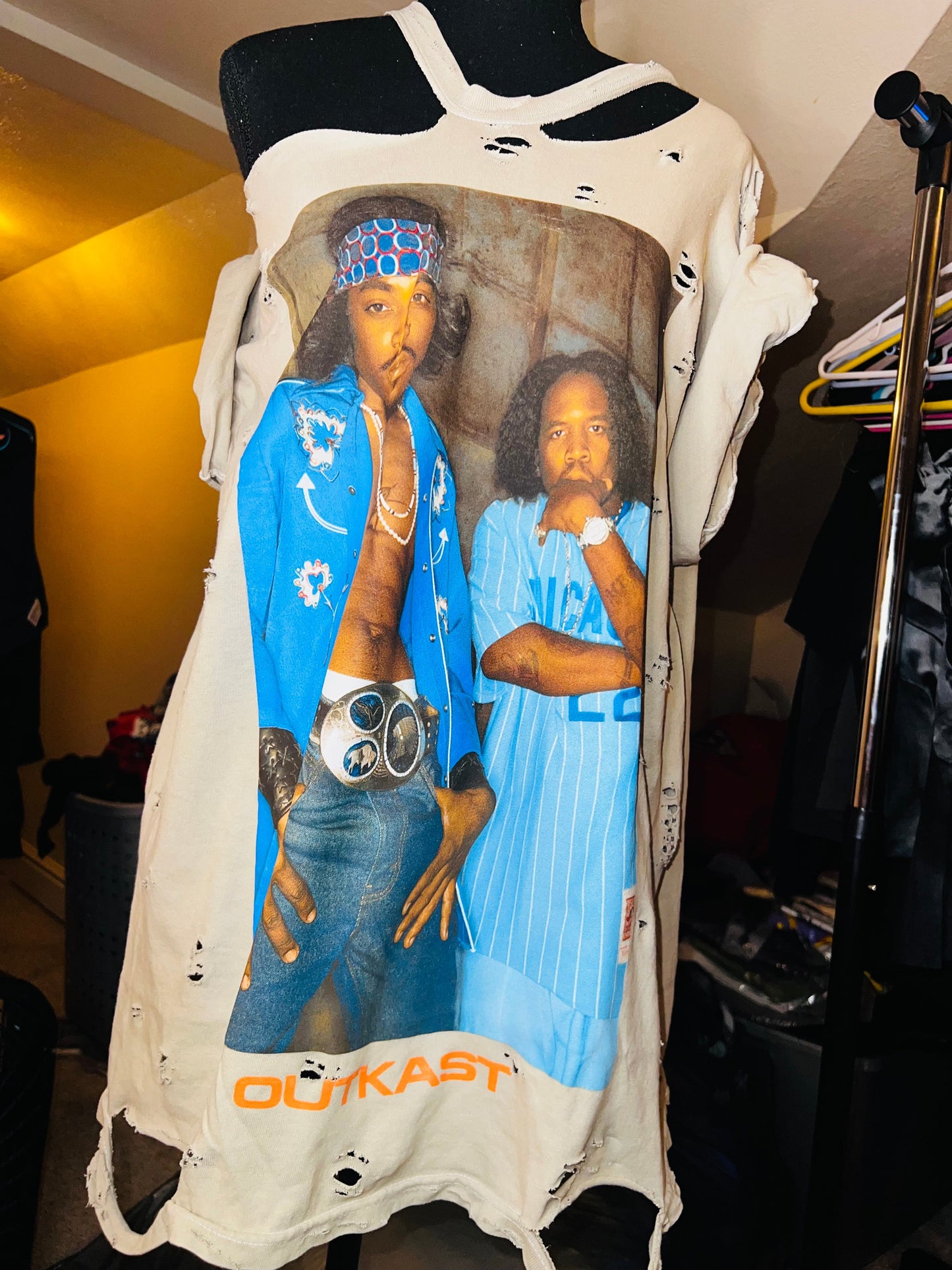 Outkast Oversized Distressed Tee