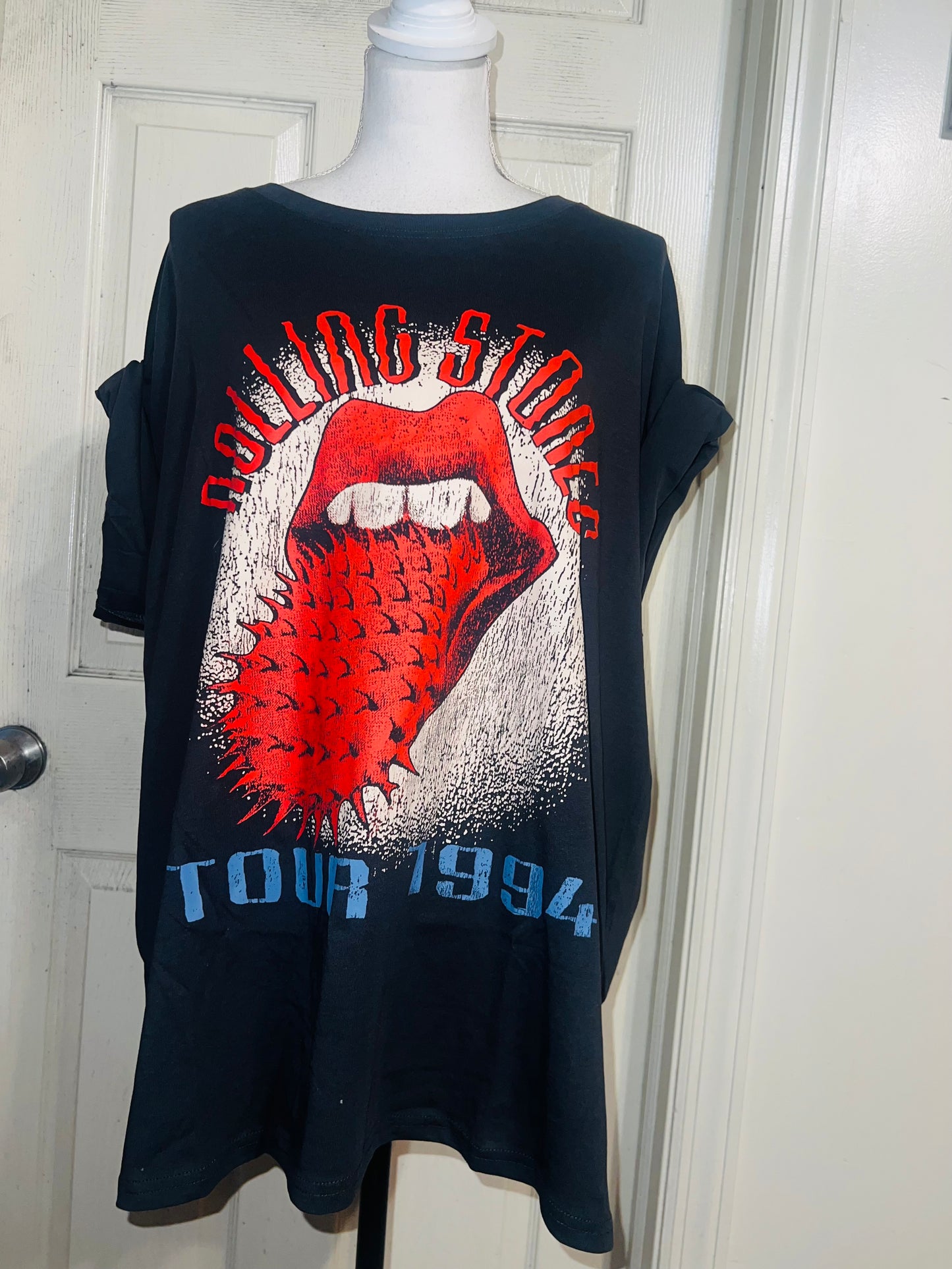 Rolling Stones Oversized Distressed Tee