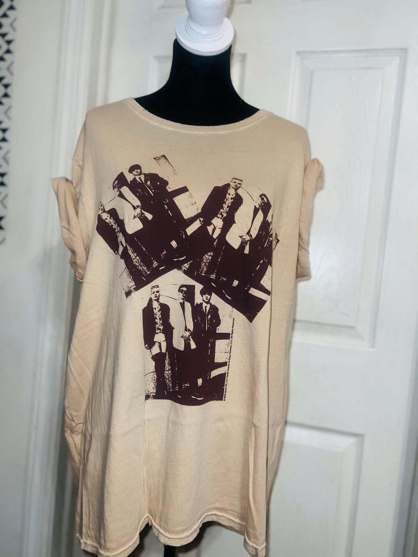 Blondie Double Sided Oversized Distressed Tee