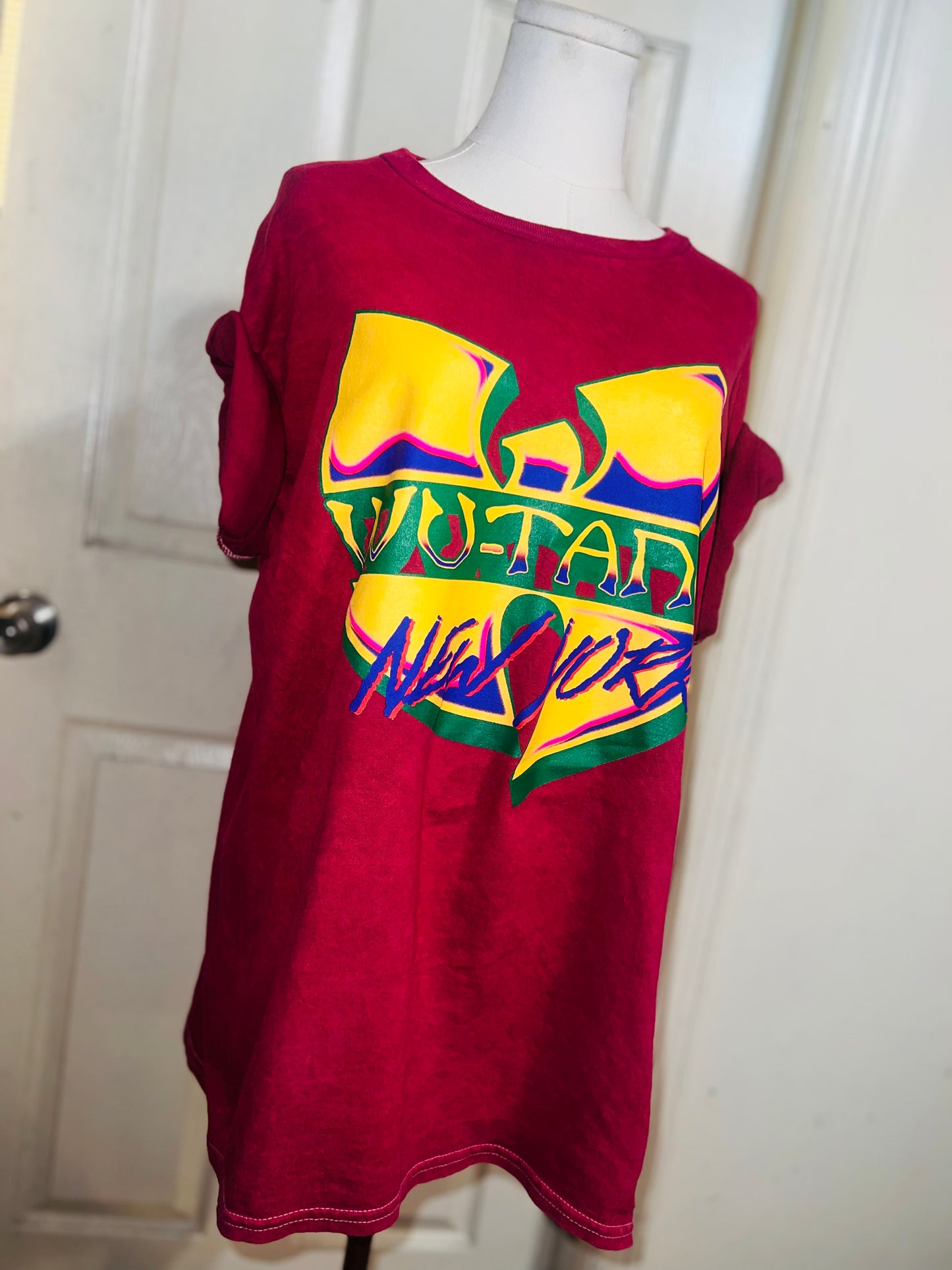 Wu-Tang Clan Oversized Distressed Tee