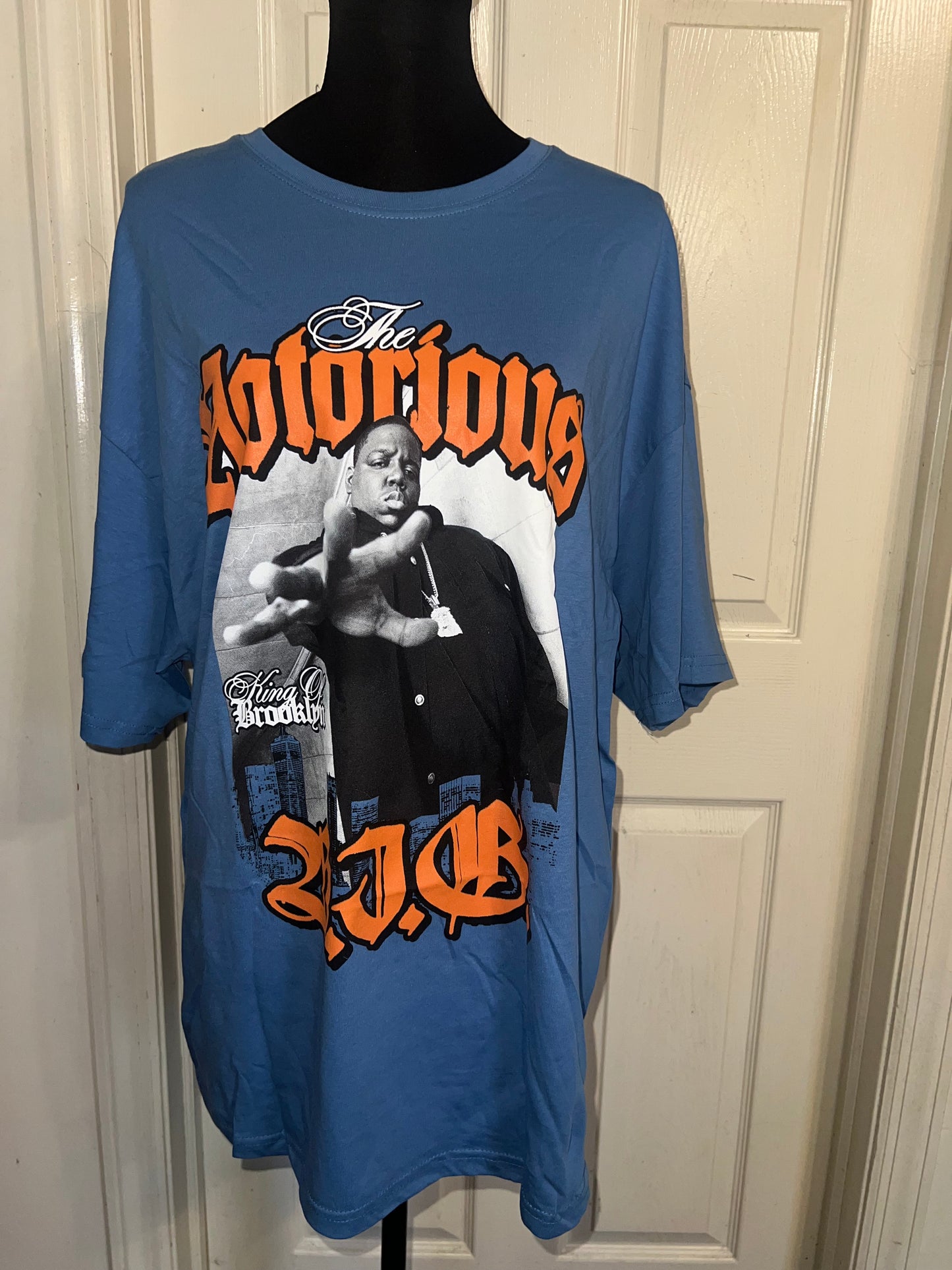 Notorious BIG Oversized Distressed Tee