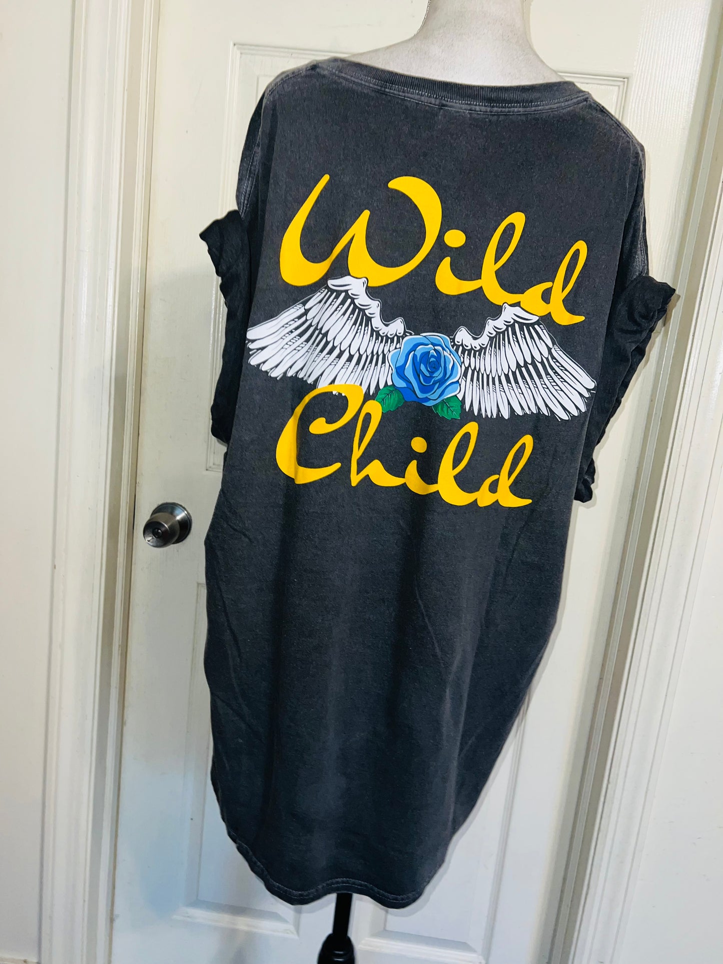 Betty Boop Wild Child Oversized Distressed Tee