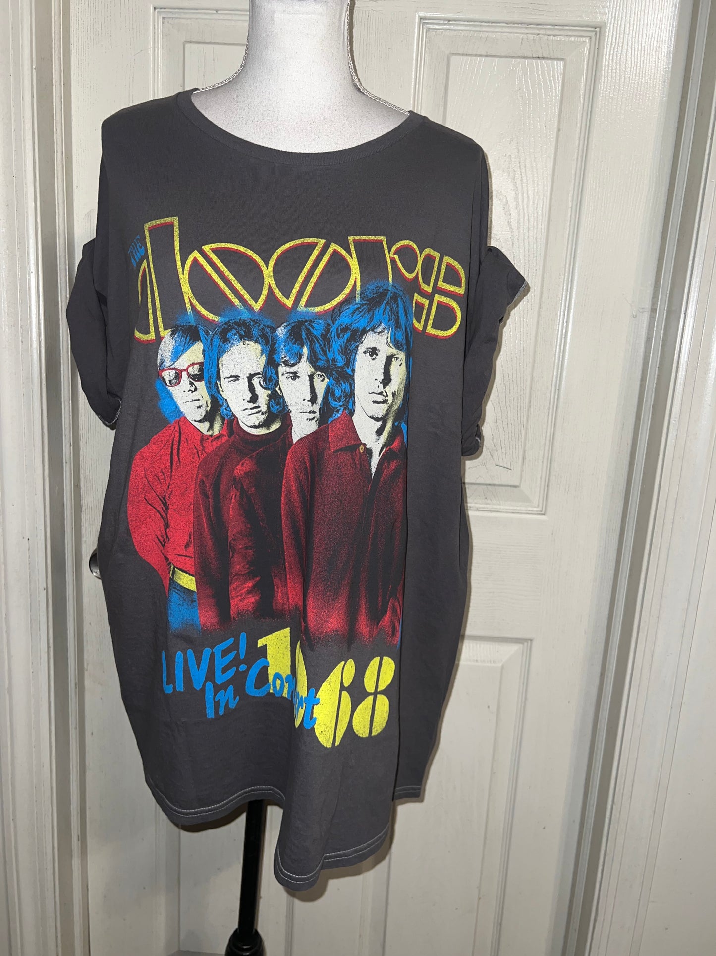 The Doors Double Sided Oversized Distressed Tee