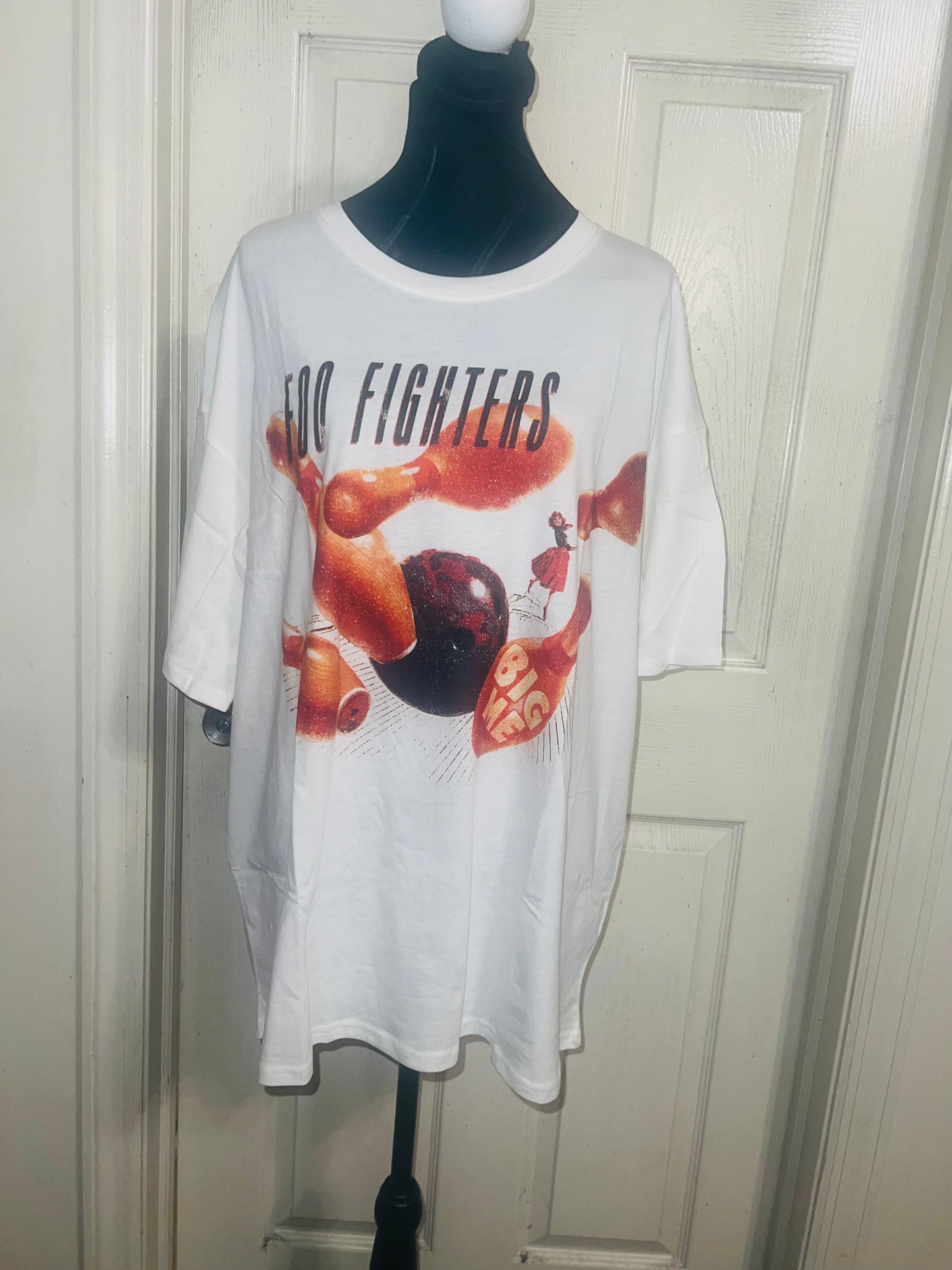 Foo Fighters Oversized Distressed Tee