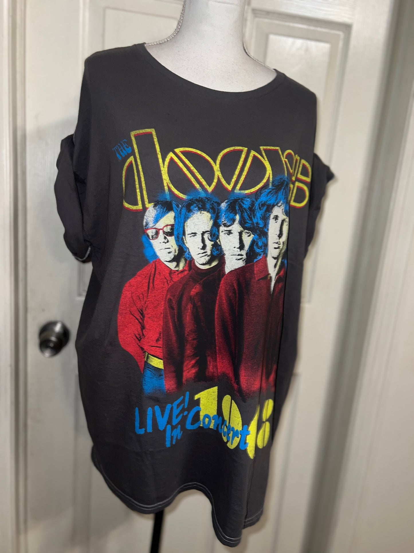 The Doors Double Sided Oversized Distressed Tee