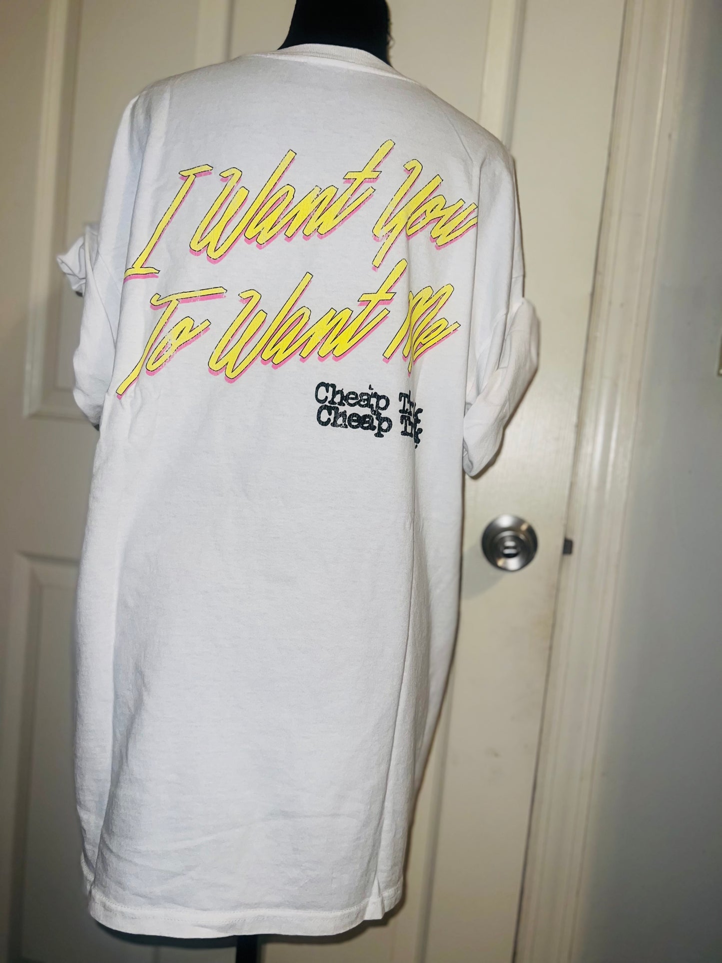 Cheap Trick Double Sided Oversized Tee