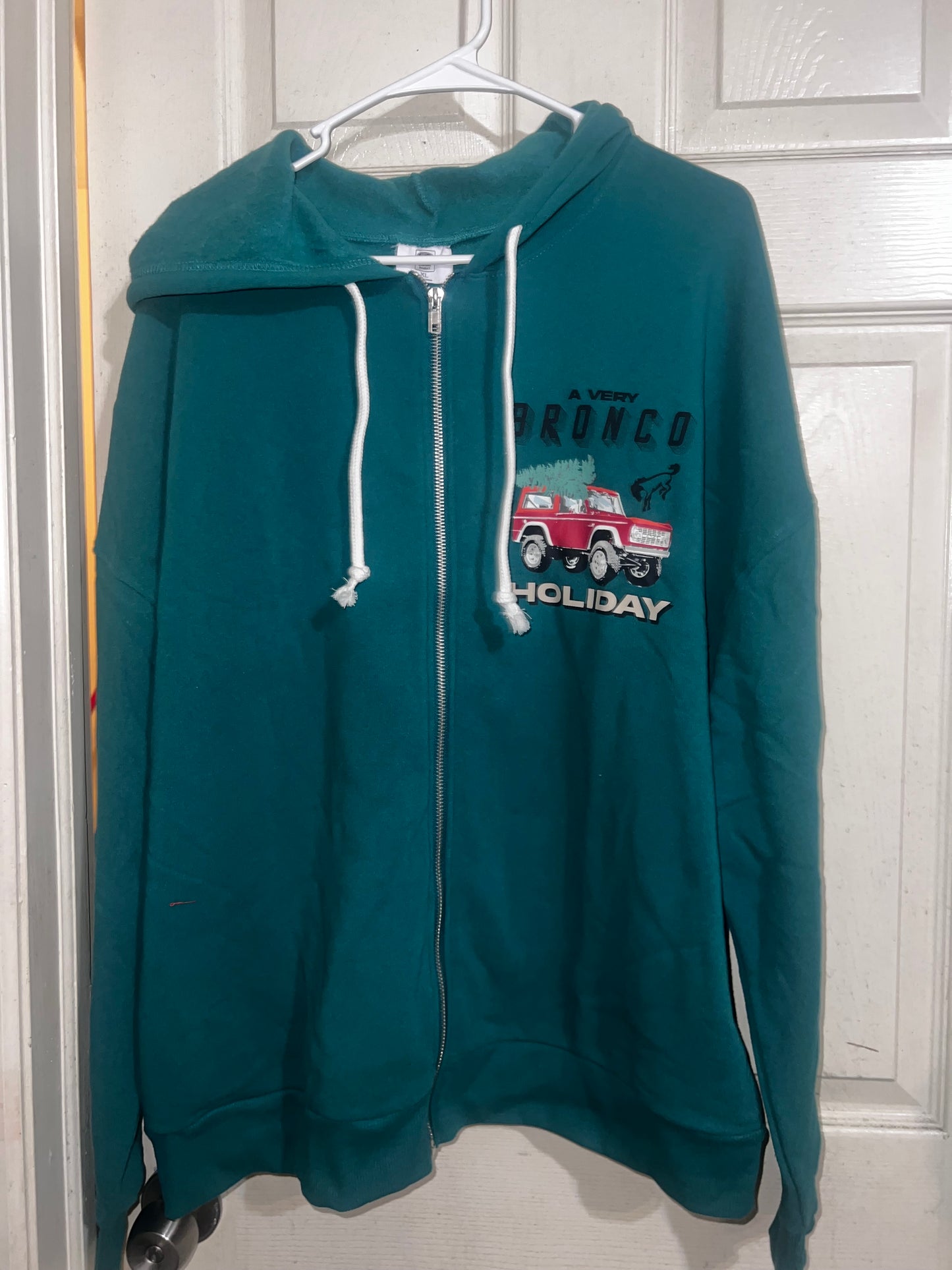 Ford Bronco Double Sided Zip Up Sweatshirt
