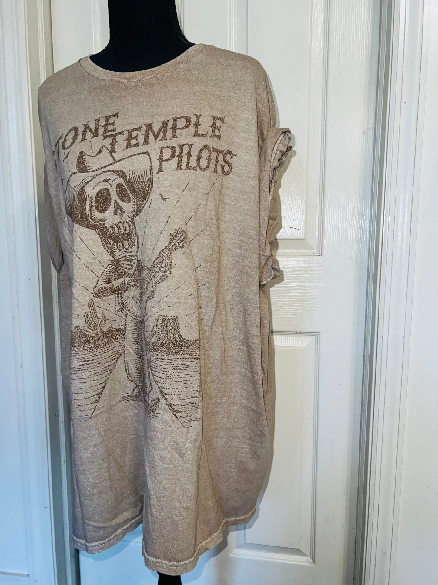 Stone Temple Pilots Oversized Distressed Tee