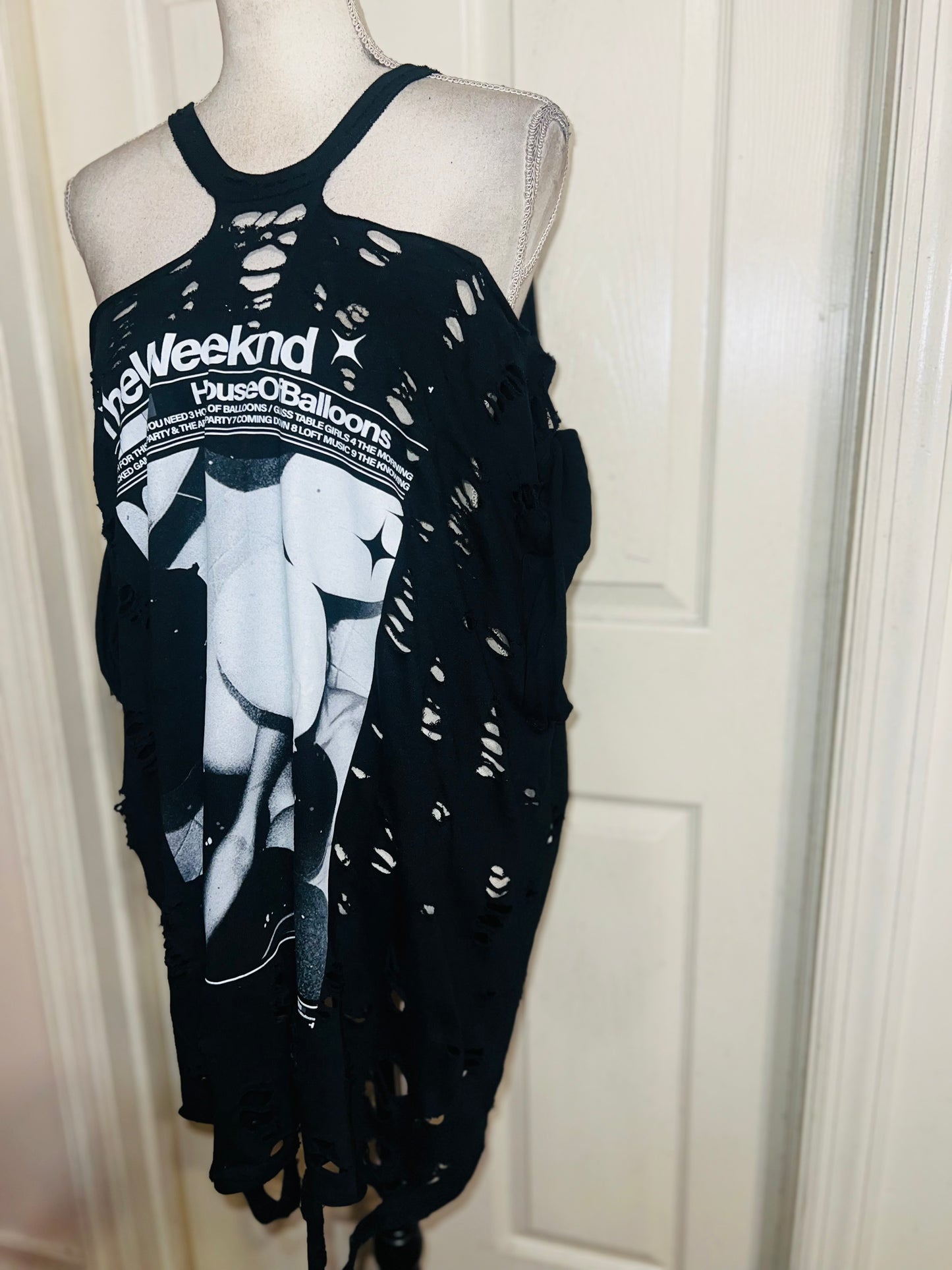 The Weeknd HOB Oversized Distressed Tee