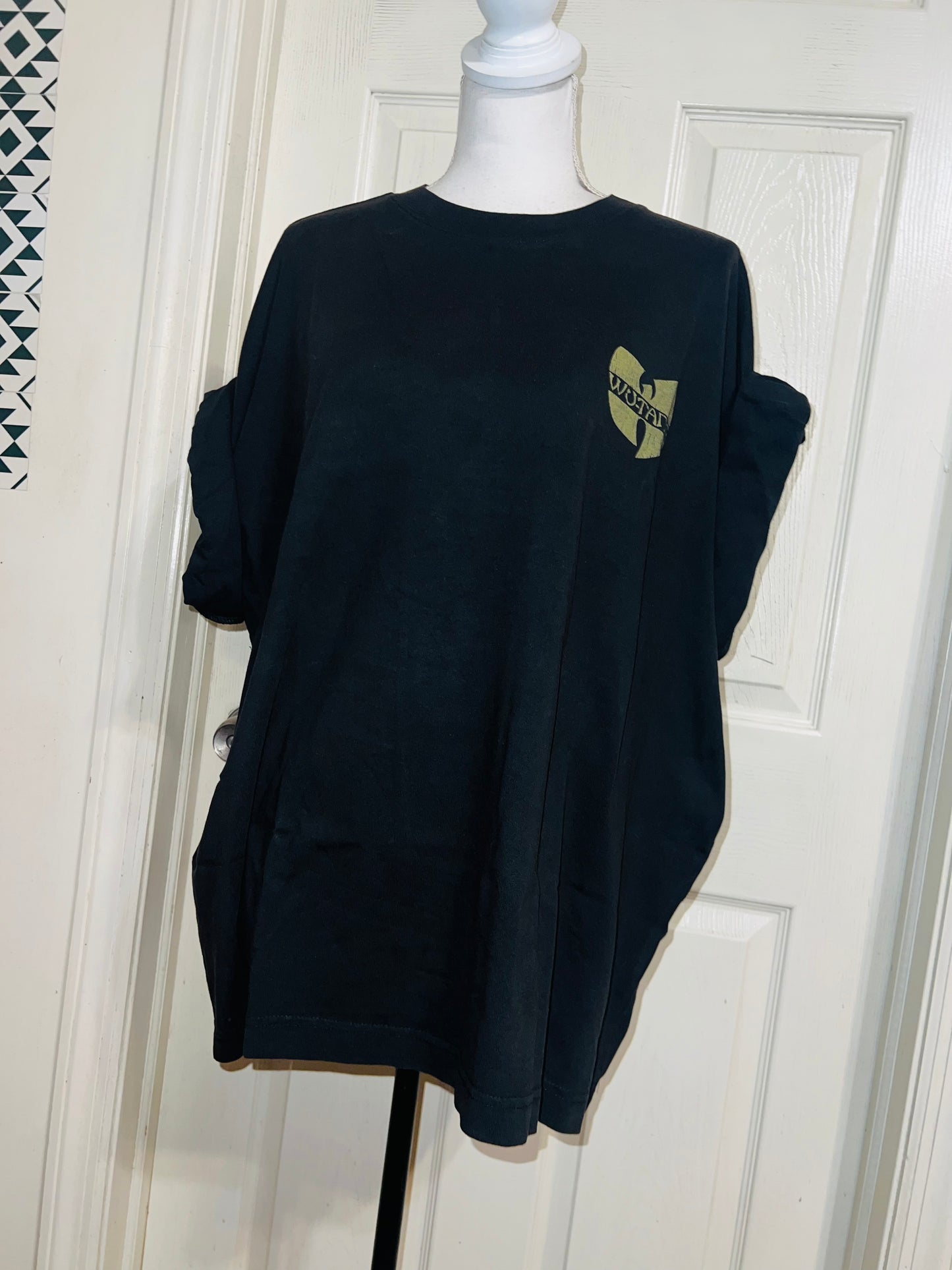 Wu-Tang Clan Double Sided Oversized Distressed Tee