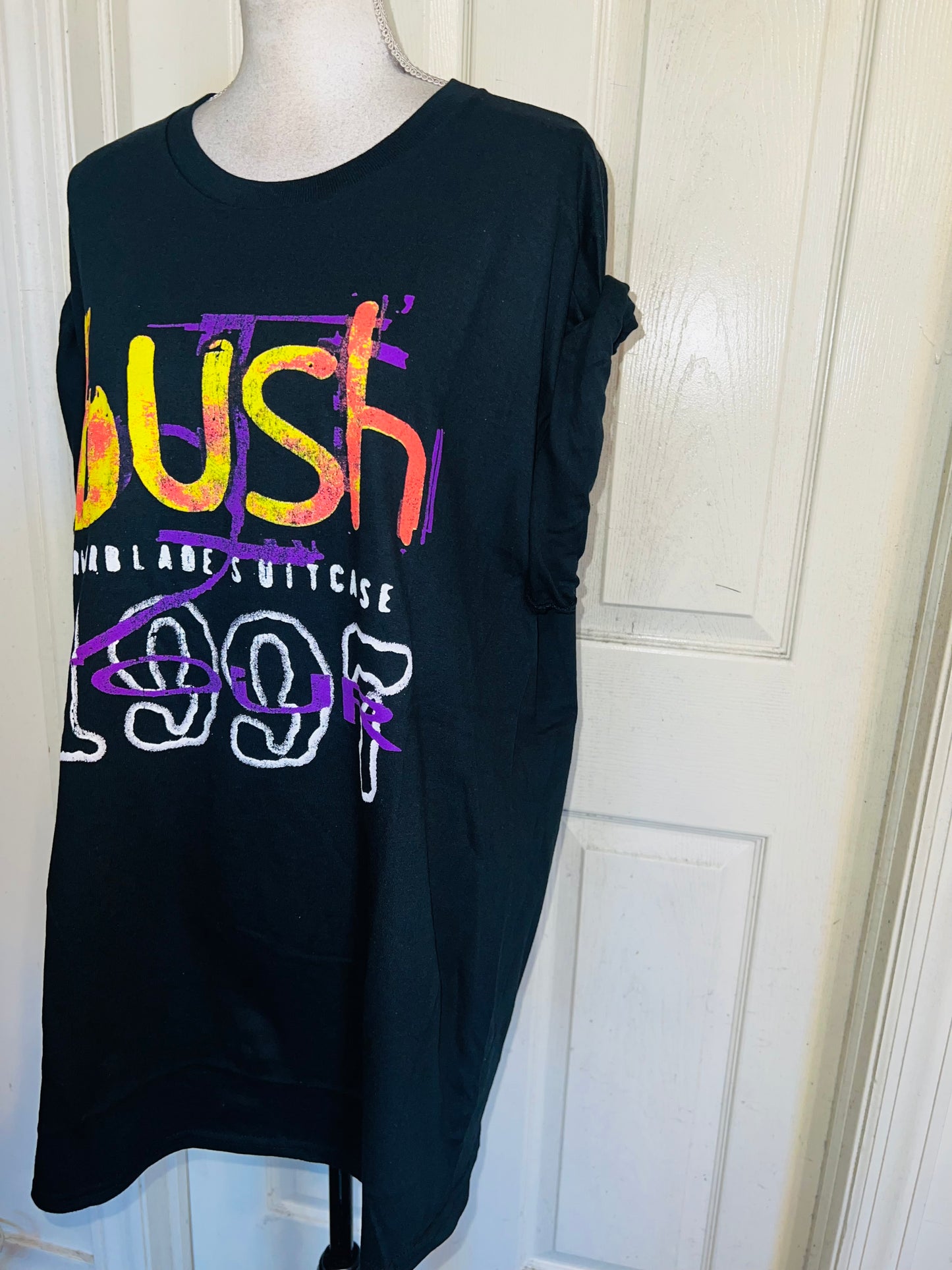 Bush Double Sided Oversized Distressed Tee