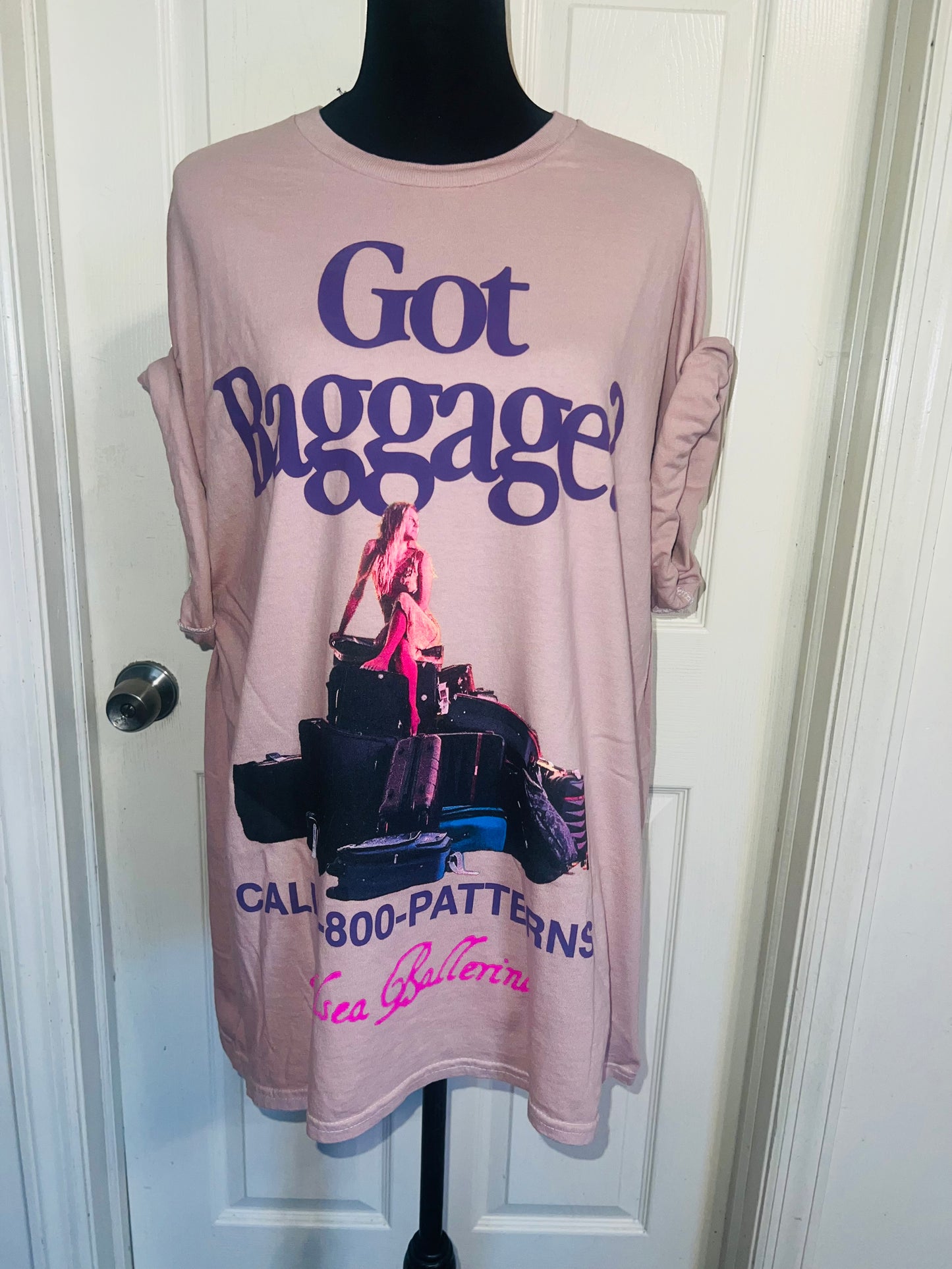 Kelsea Ballerini Oversized Distressed Tee