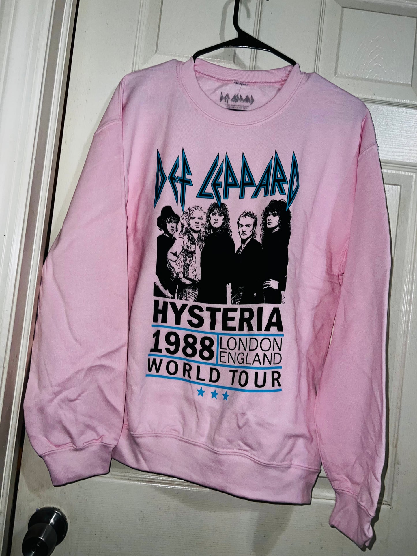 Def Leppard Hysteria Tour Oversized Sweatshirt