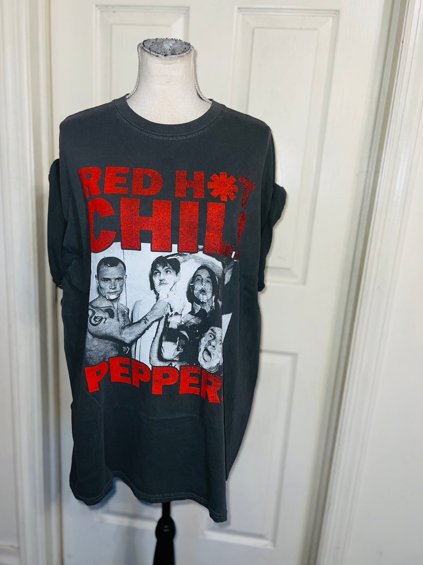 Red Hot Chili Peppers Oversized Distressed Tee