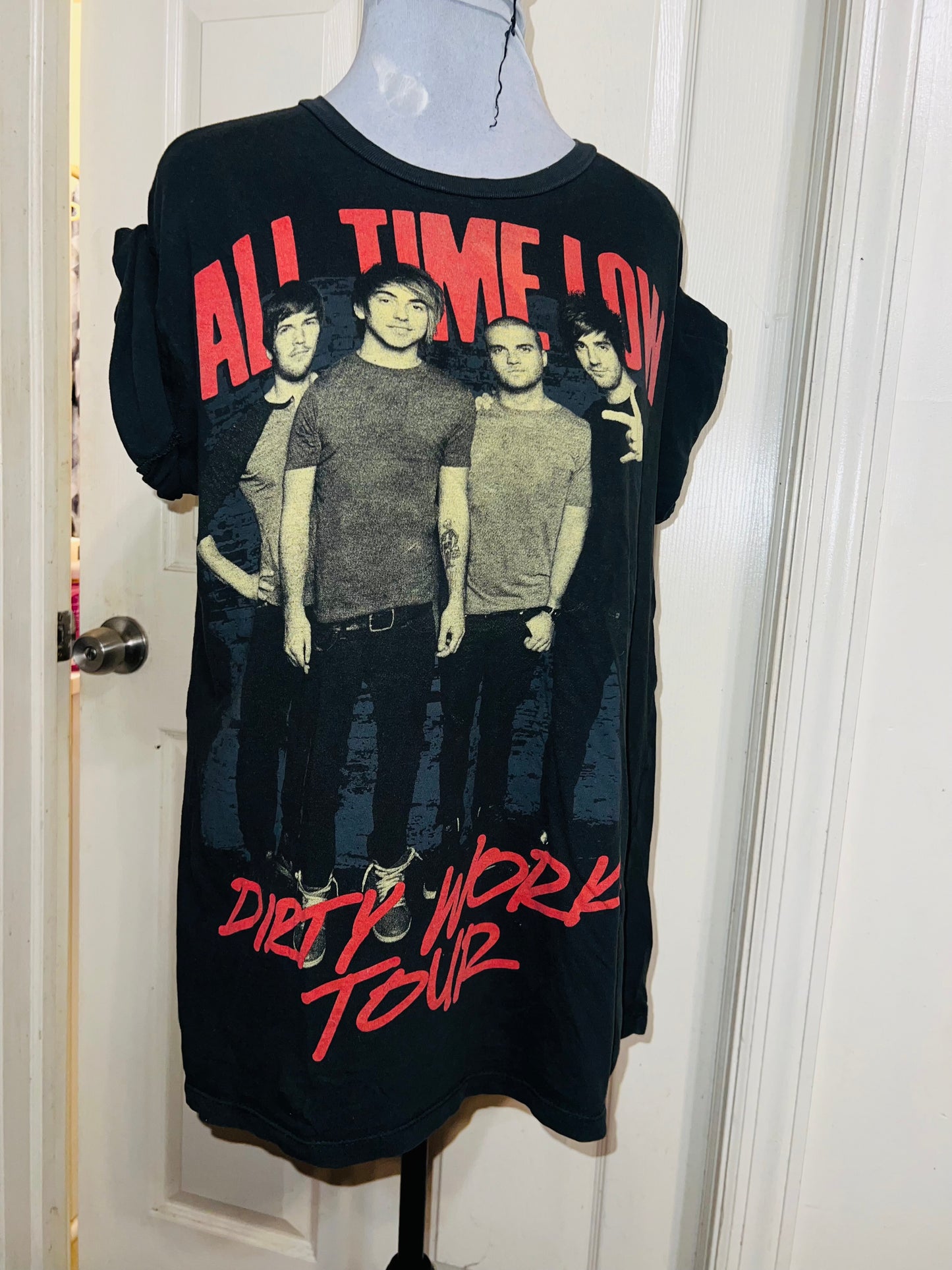 All Time Low Vintage Oversized Double Sided Tee