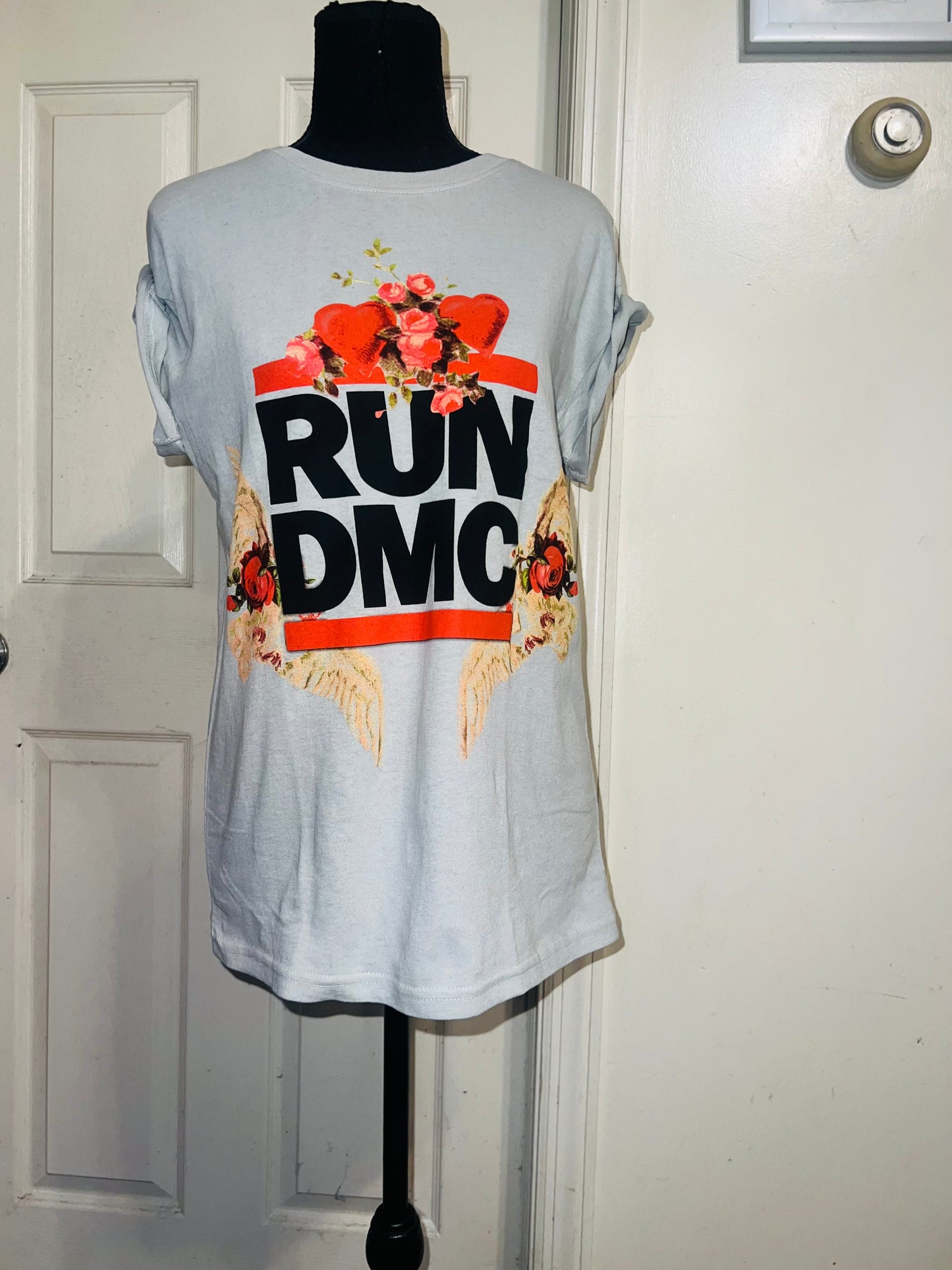 Run DMC Oversized Distressed Tee