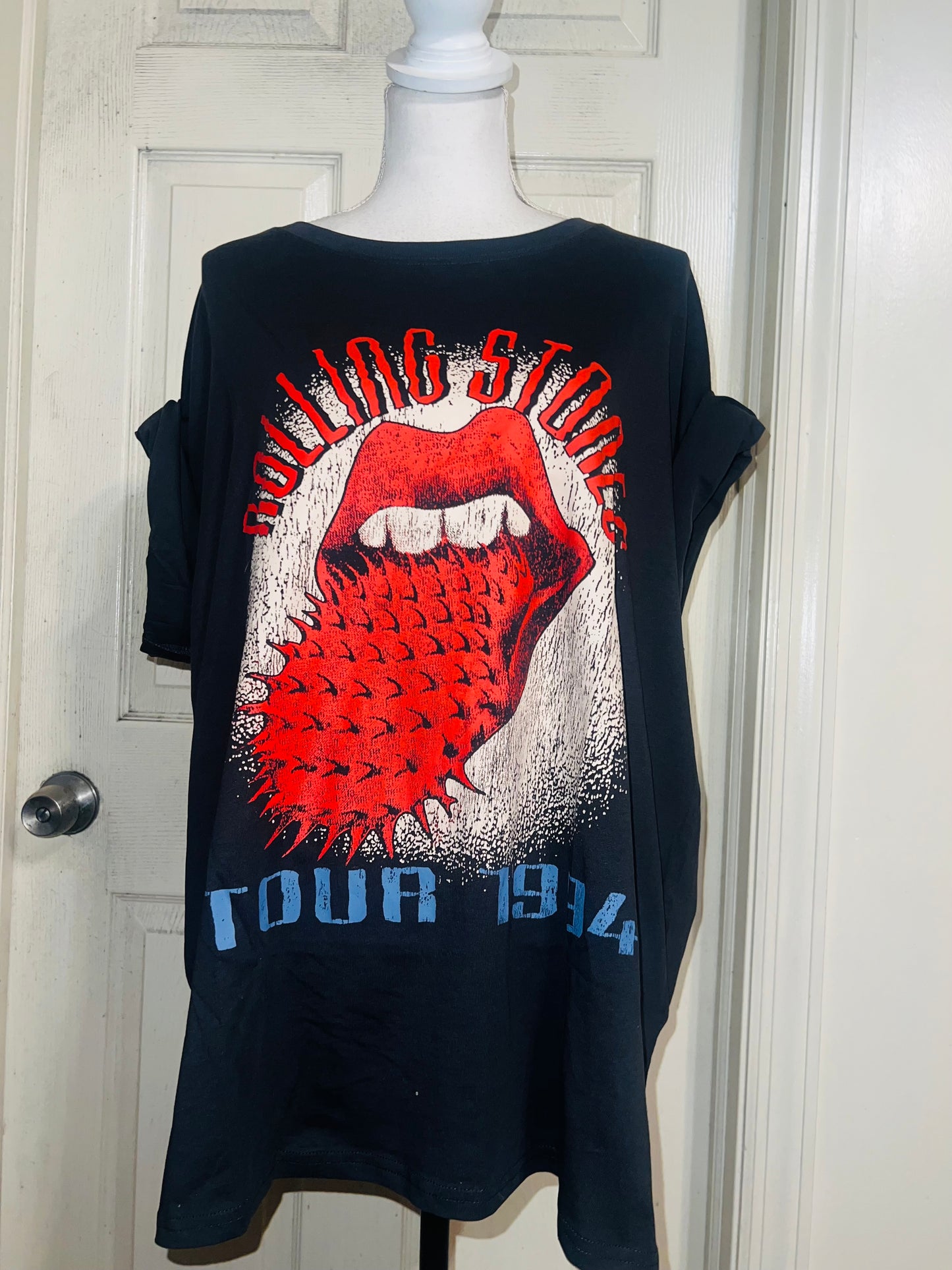 Rolling Stones Oversized Distressed Tee