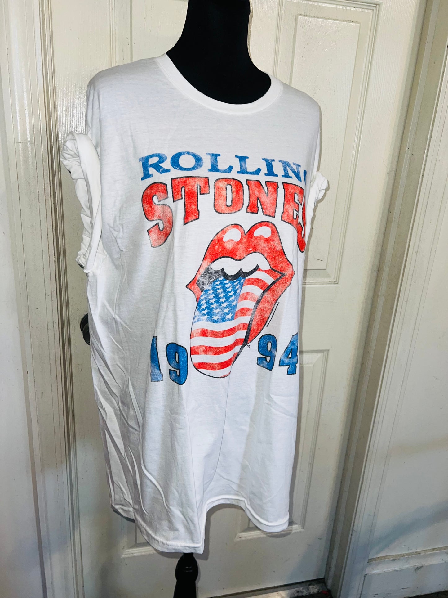 The Rolling Stones Oversized Distressed Tee