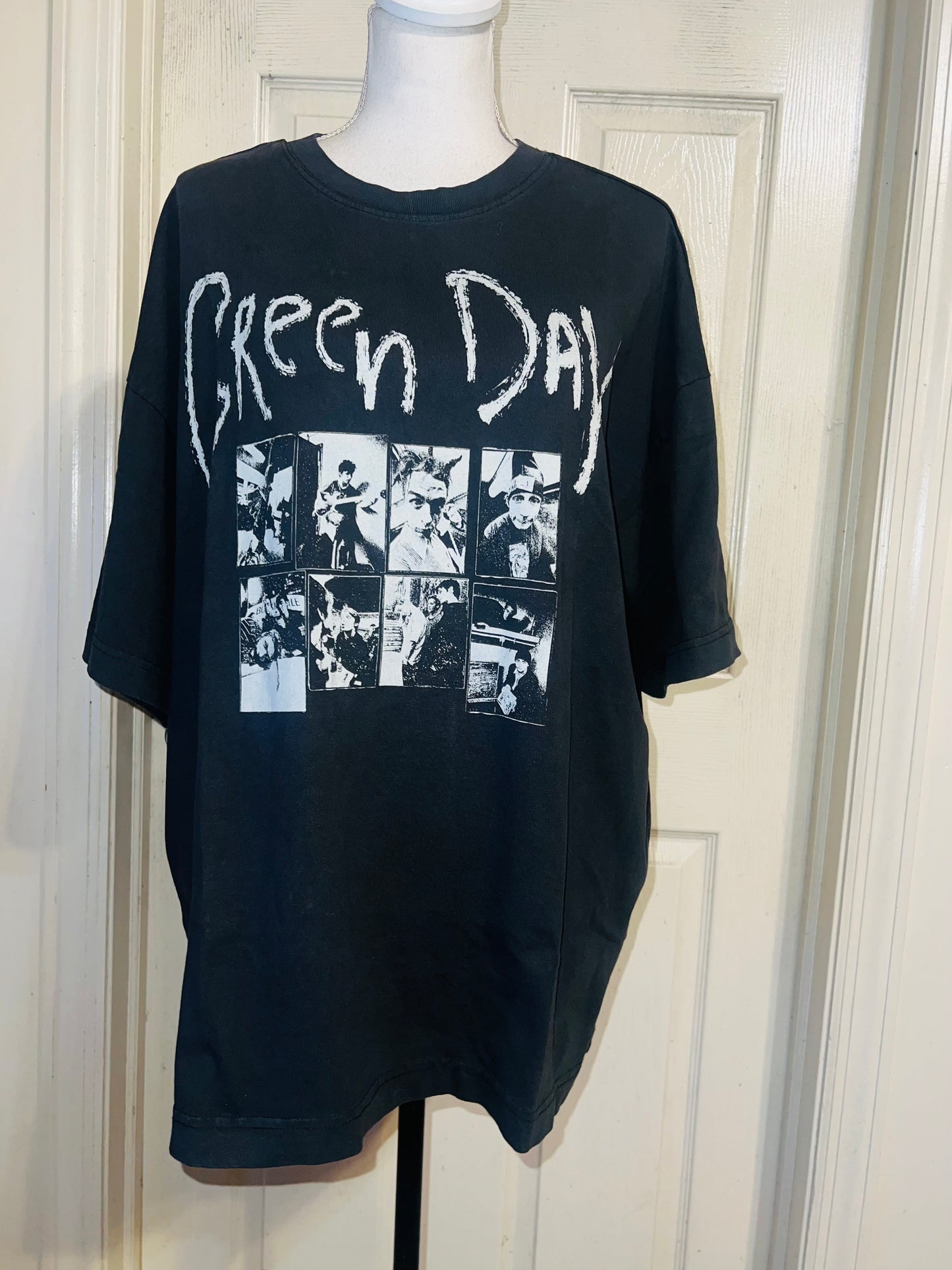 Green Day Oversized Distressed Tee