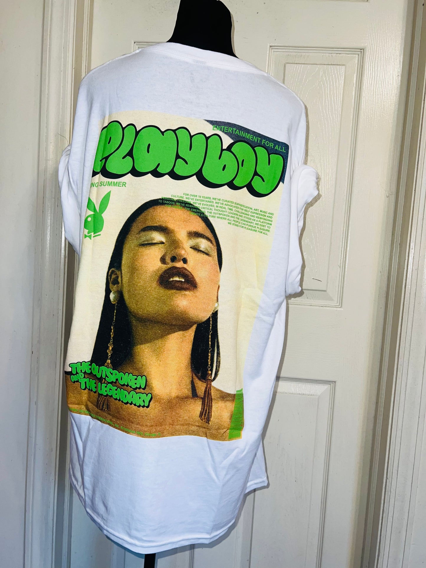Playboy Double Sided Oversized Distressed Tee