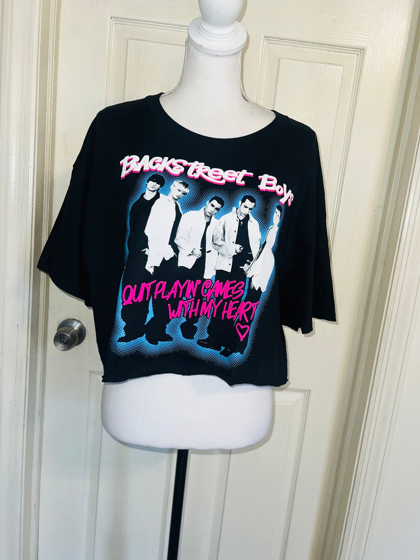 Backstreet Boys Oversized Distressed Tee
