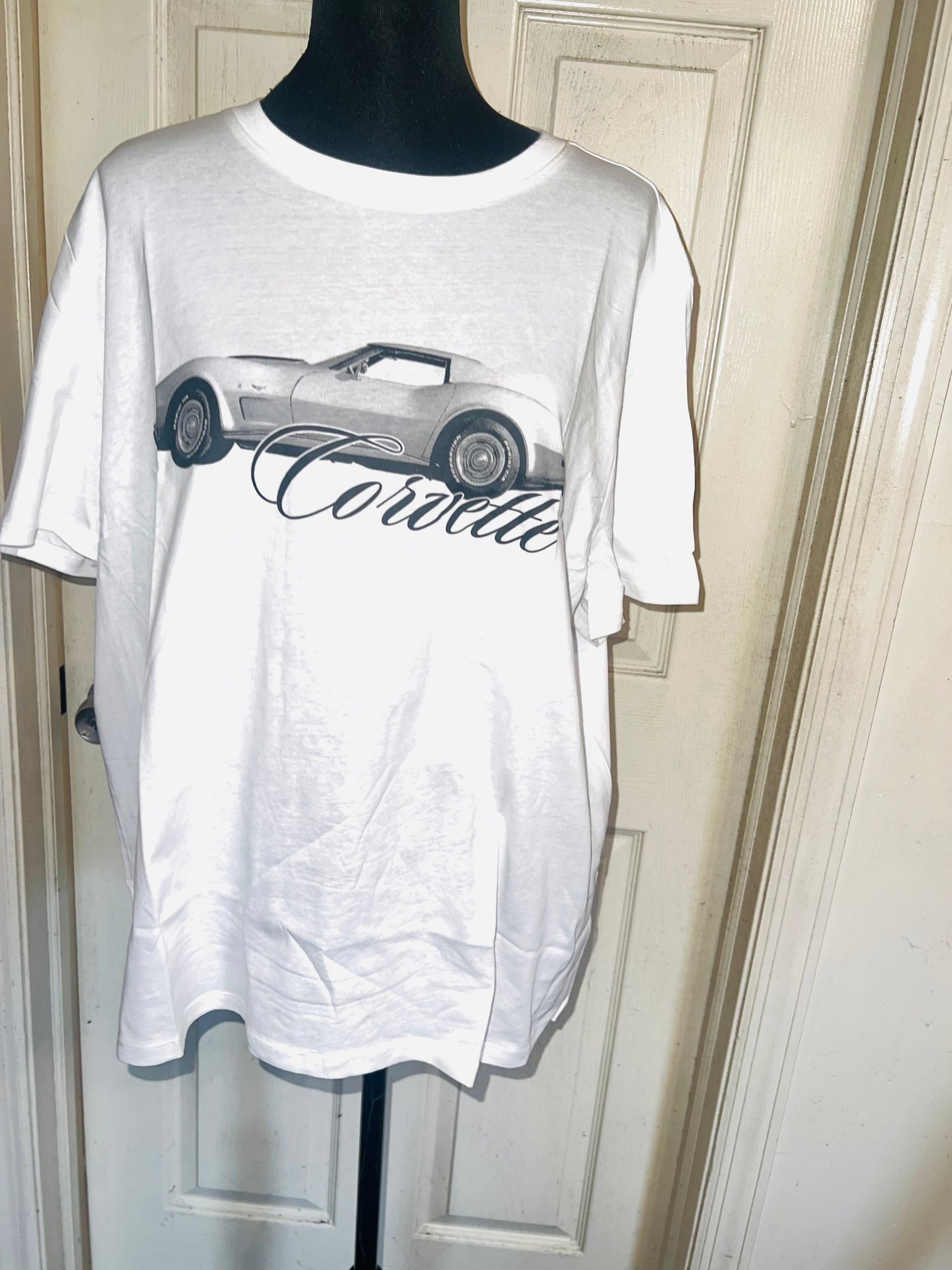 Corvette Oversized Distressed Tee