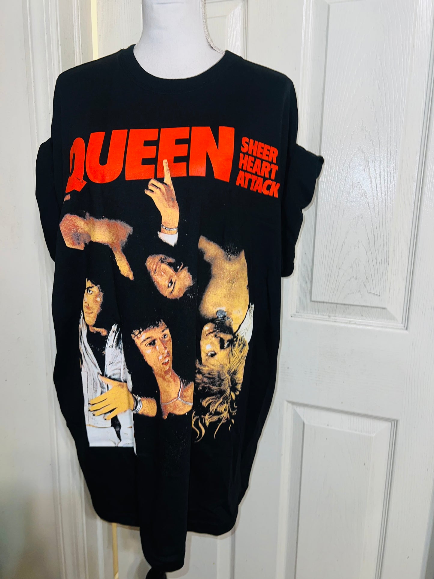 Queen Oversized Distressed Tee