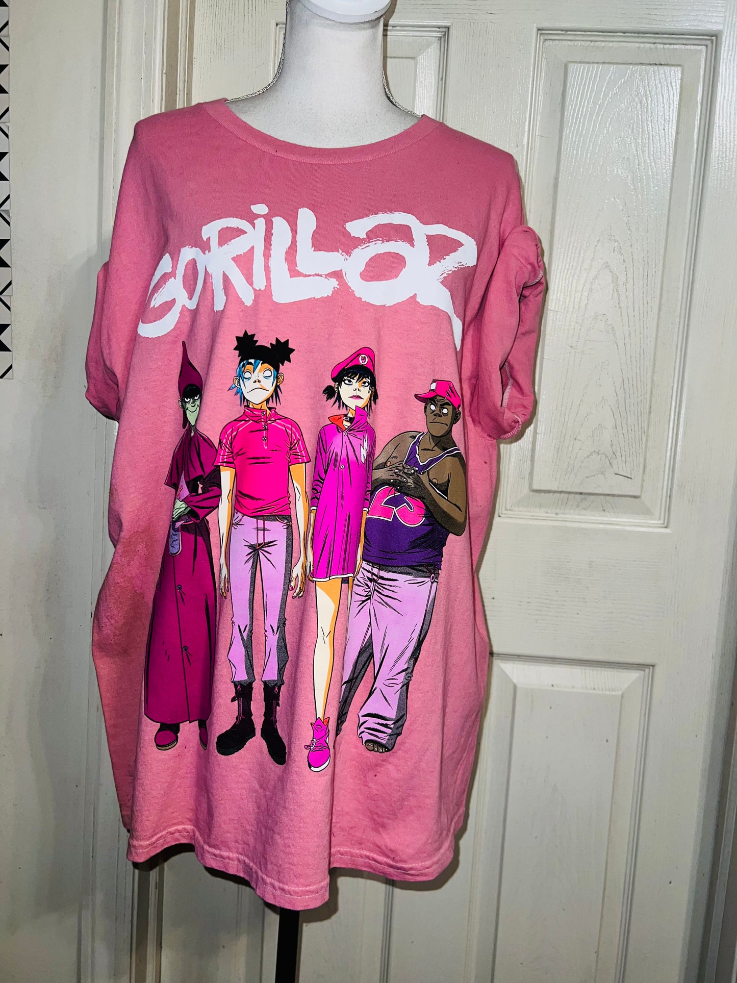 Gorillaz Oversized Distressed Tee