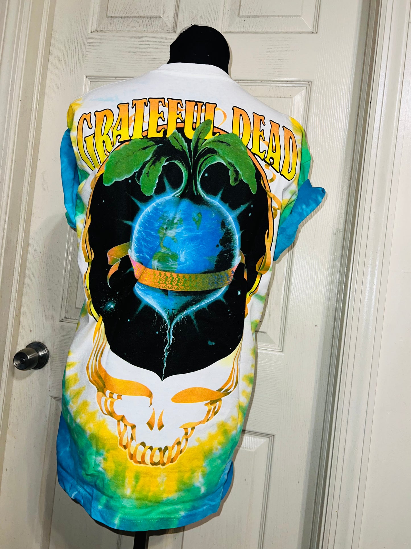 Grateful Dead Keep Green Double Sided Distressed Tee