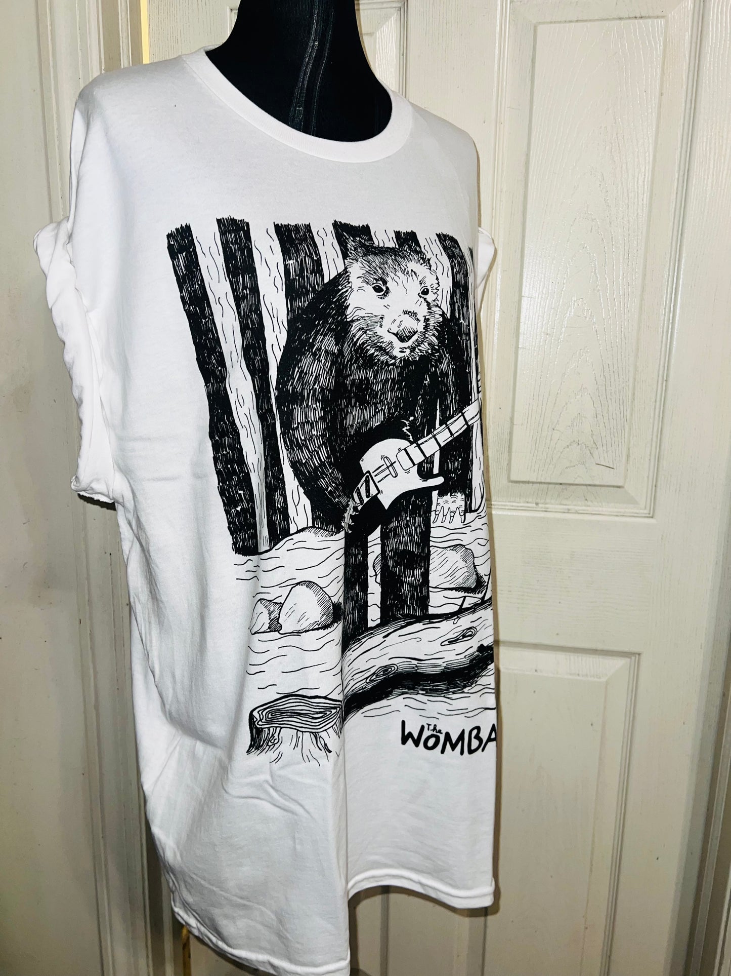 The Wombats Oversized Distressed Tee