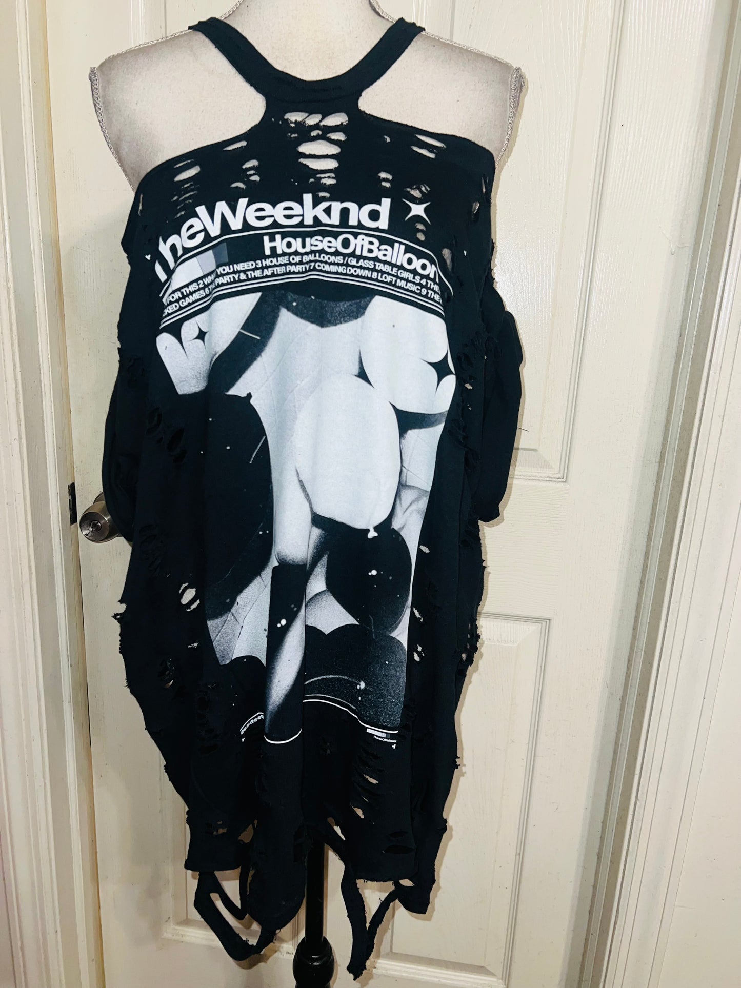The Weeknd HOB Oversized Distressed Tee