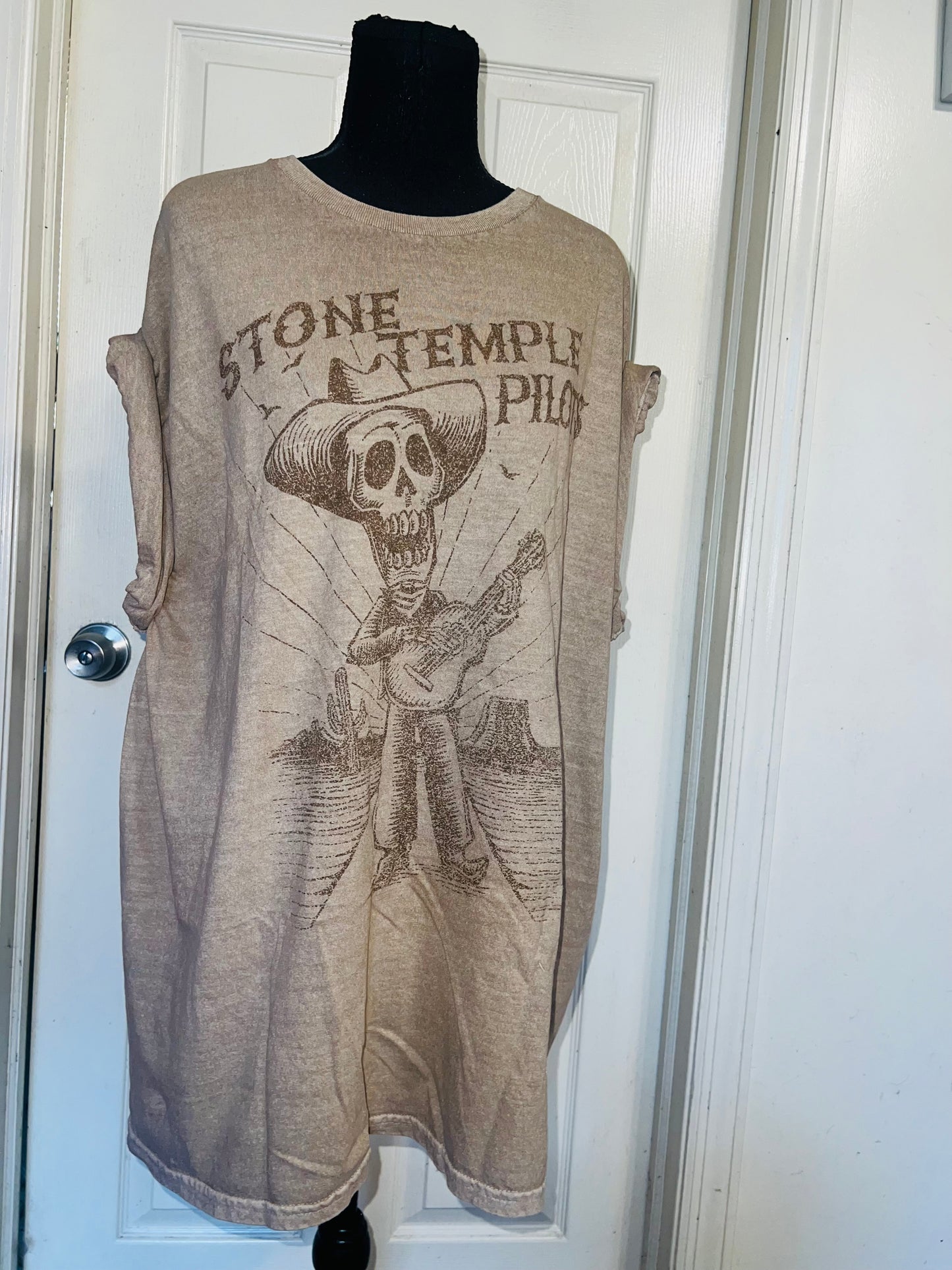 Stone Temple Pilots Oversized Distressed Tee