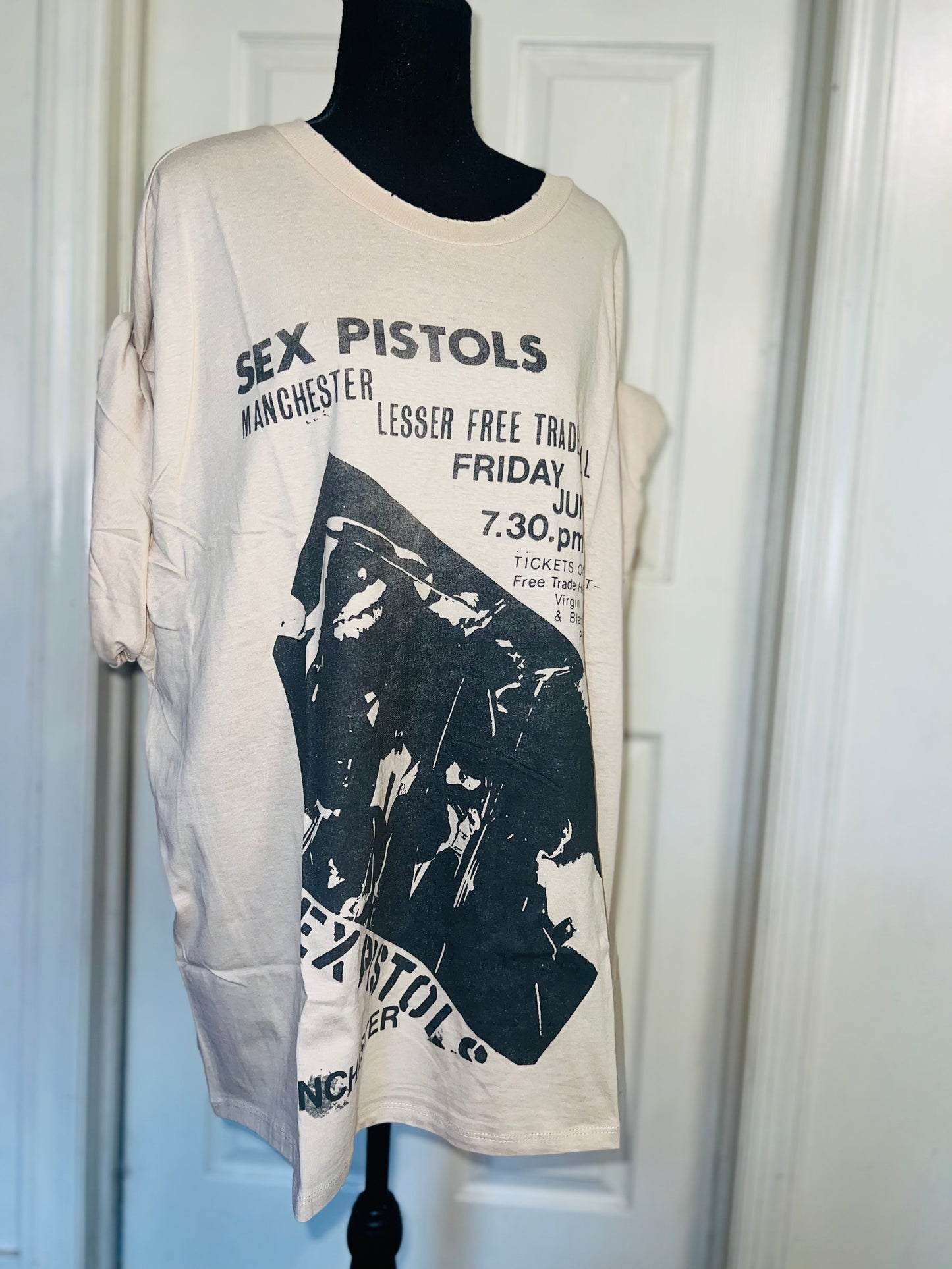 The Sex Pistols Oversized Distressed Tee