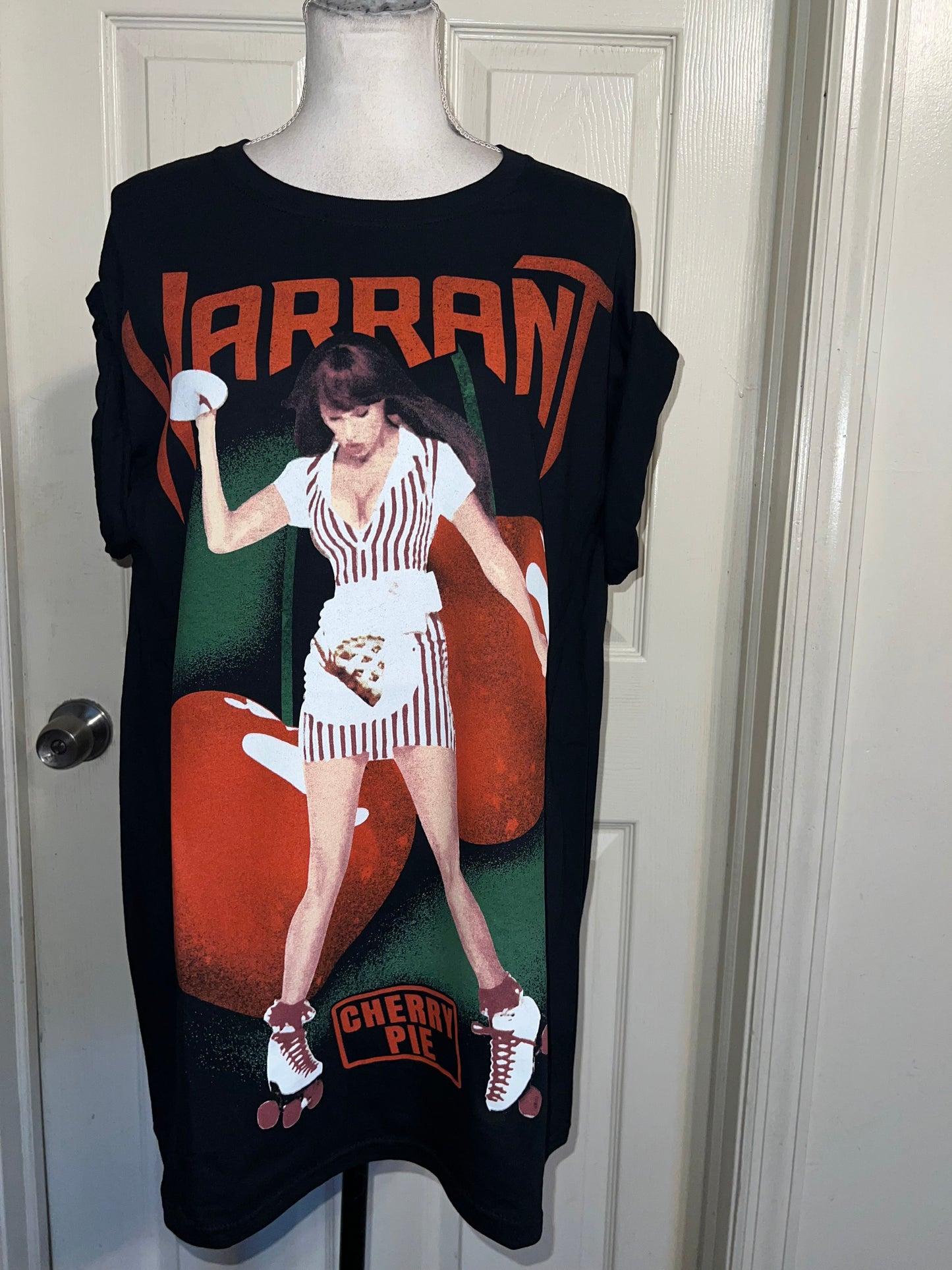 Warrant Double Sided Oversized Distressed Tee