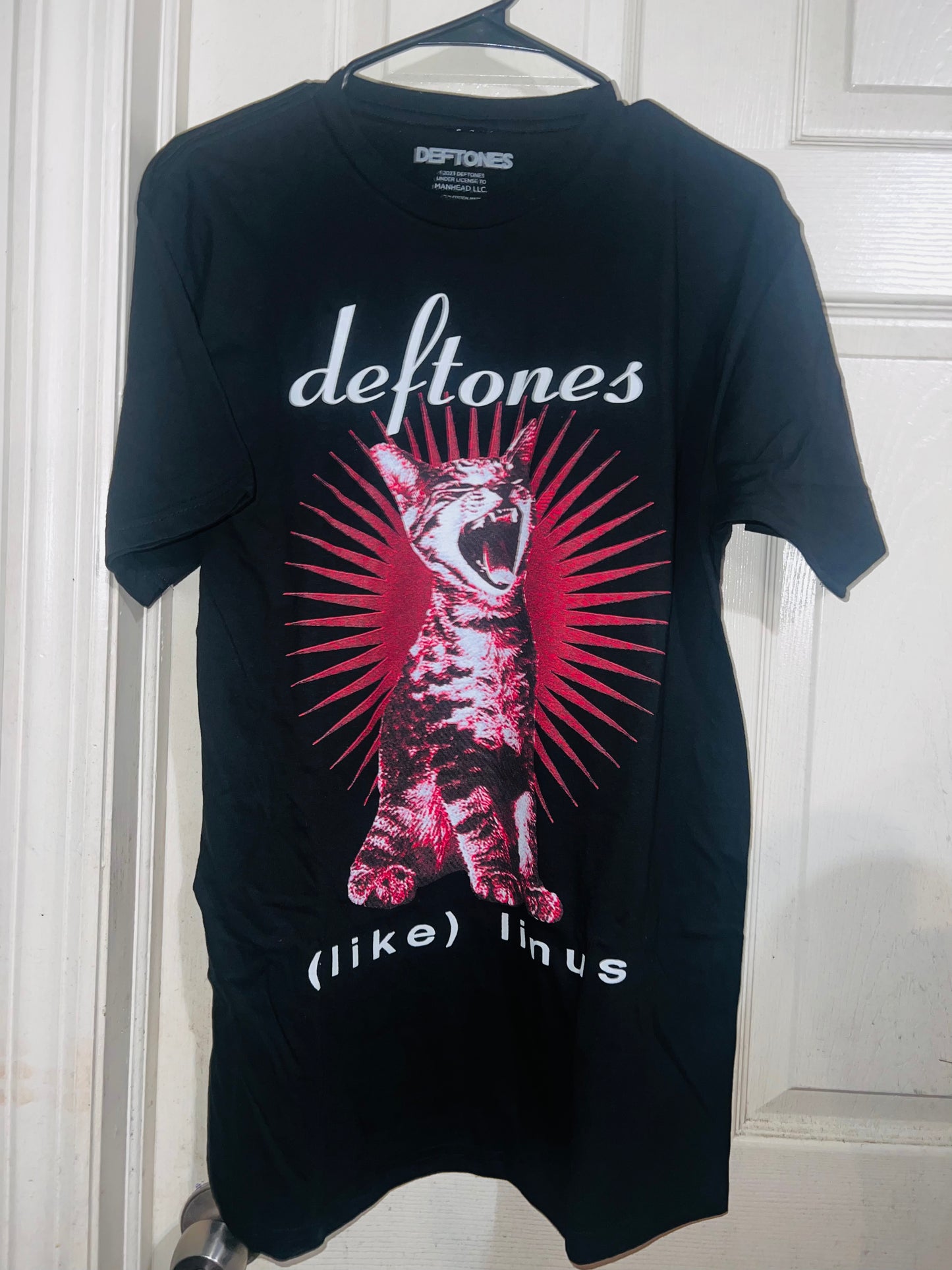 Deftones Like Linus Oversized Distressed Tee