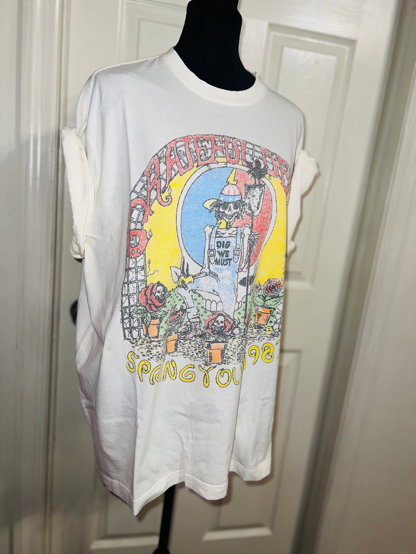 Grateful Dead Oversized Distressed Tee