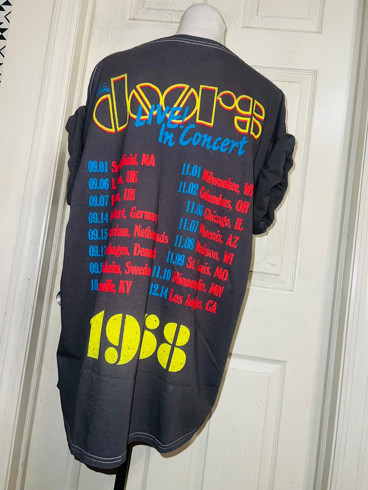 The Doors Double Sided Oversized Distressed Tee