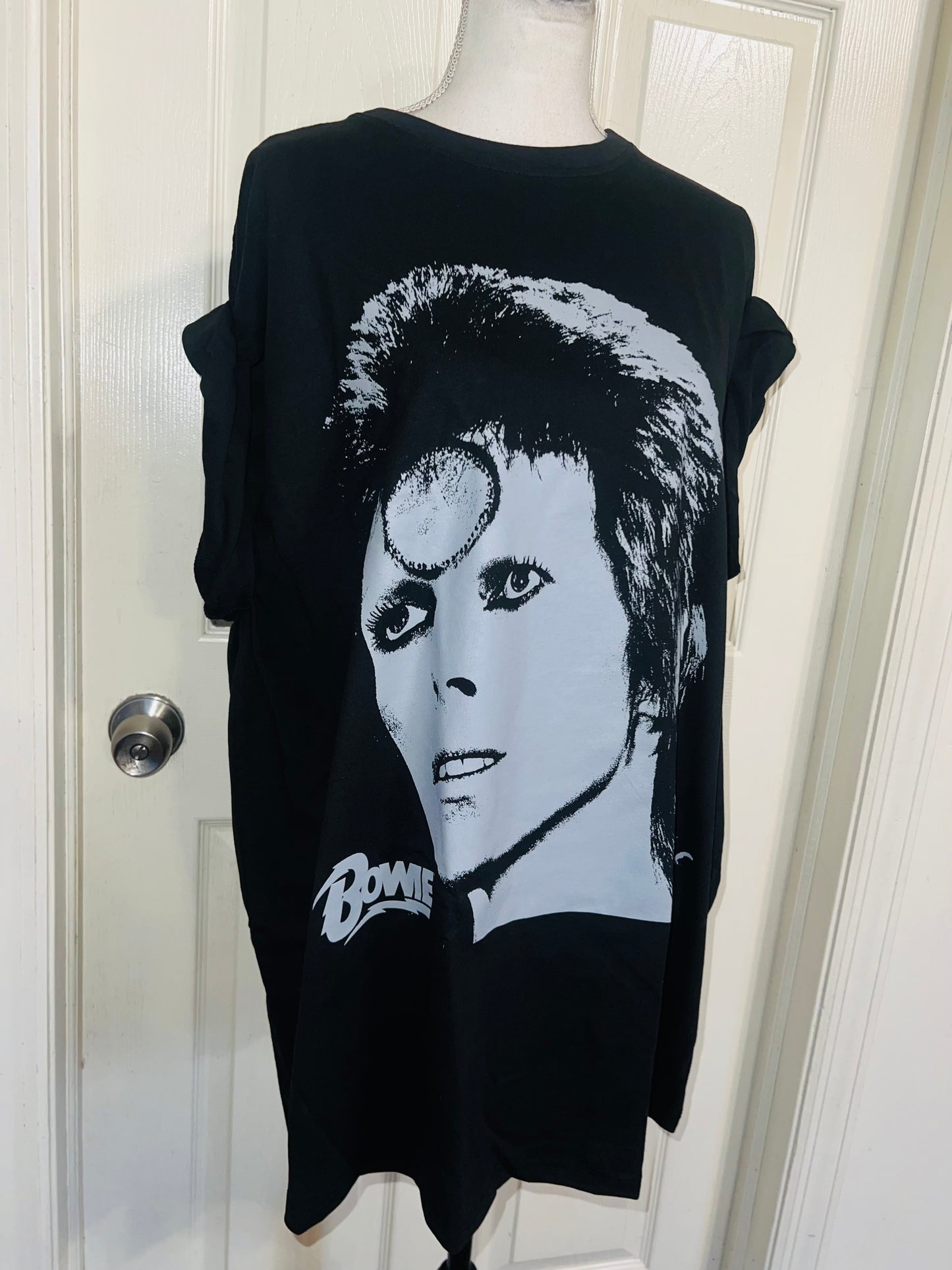 David Bowie Oversized Distressed Tee