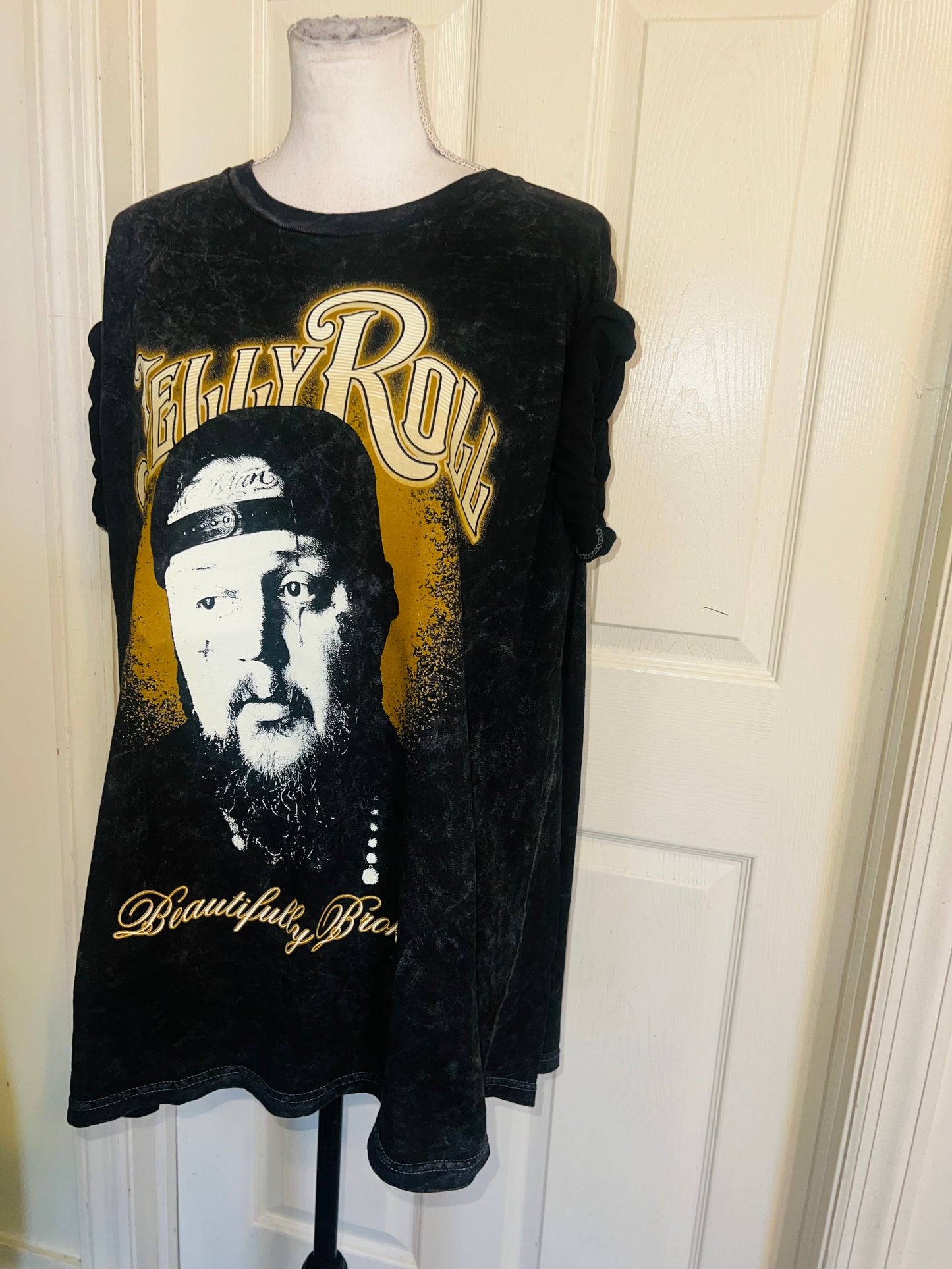 Jelly Roll Oversized Distressed Tee