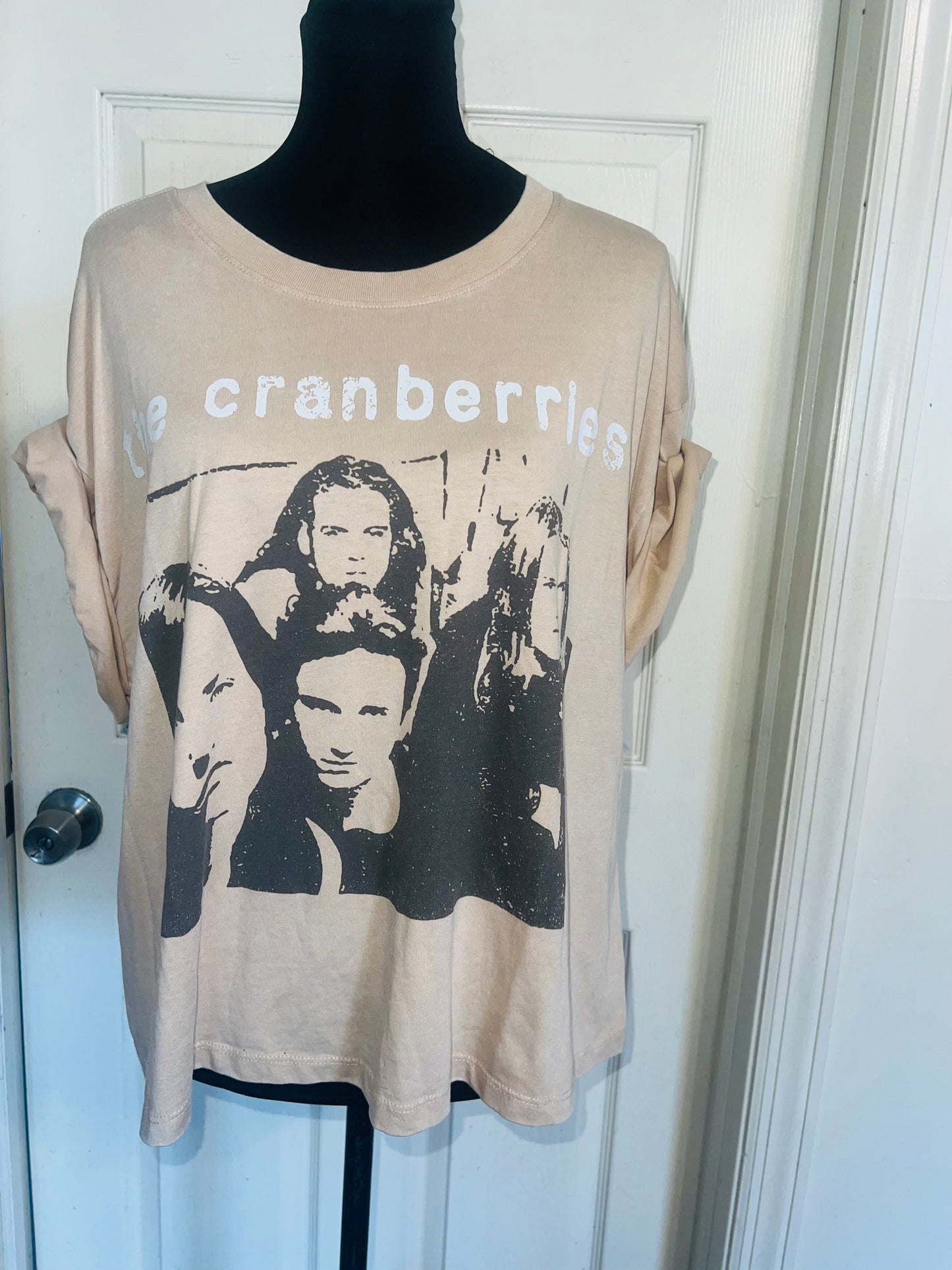 The Cranberries Oversized Distressed Tee