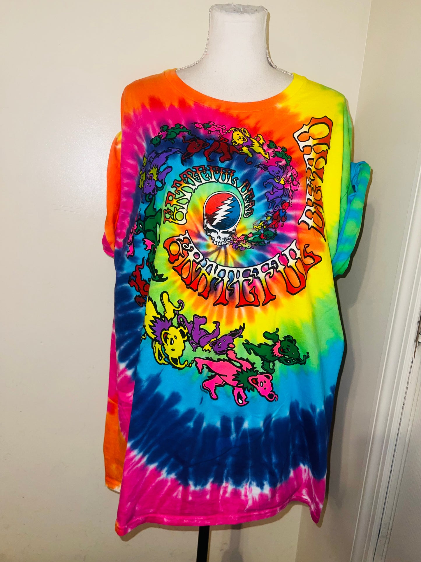 Grateful Dead Oversized Distressed Tee