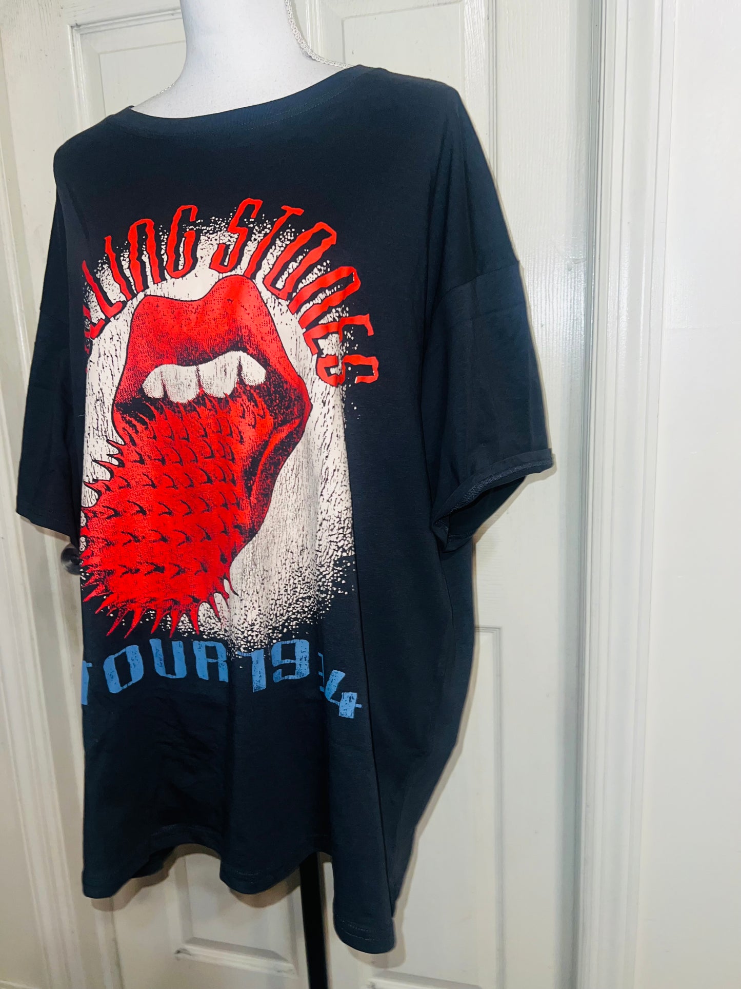 Rolling Stones Oversized Distressed Tee